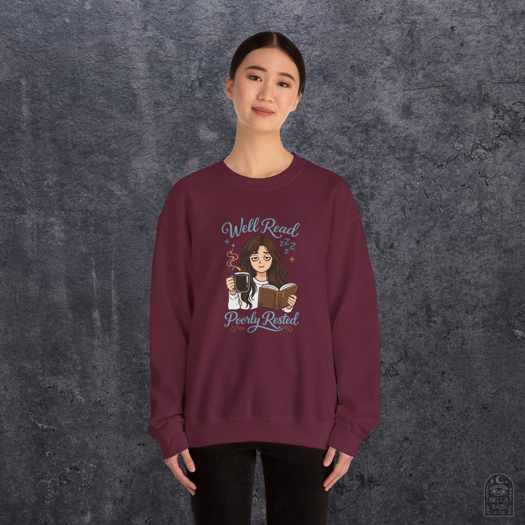Well Read Poorly Rested Crewneck Sweatshirt