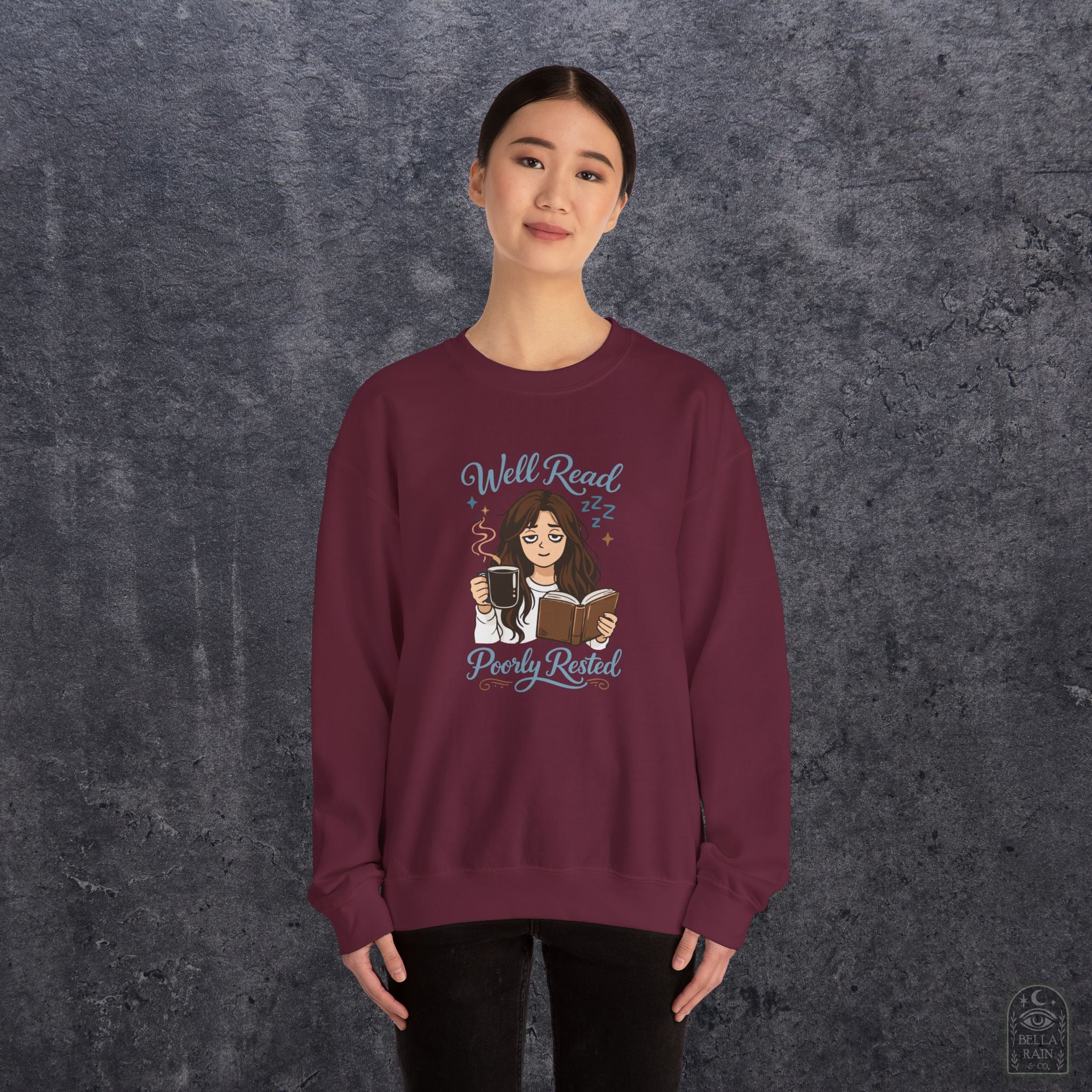 Well Read Poorly Rested Crewneck Sweatshirt