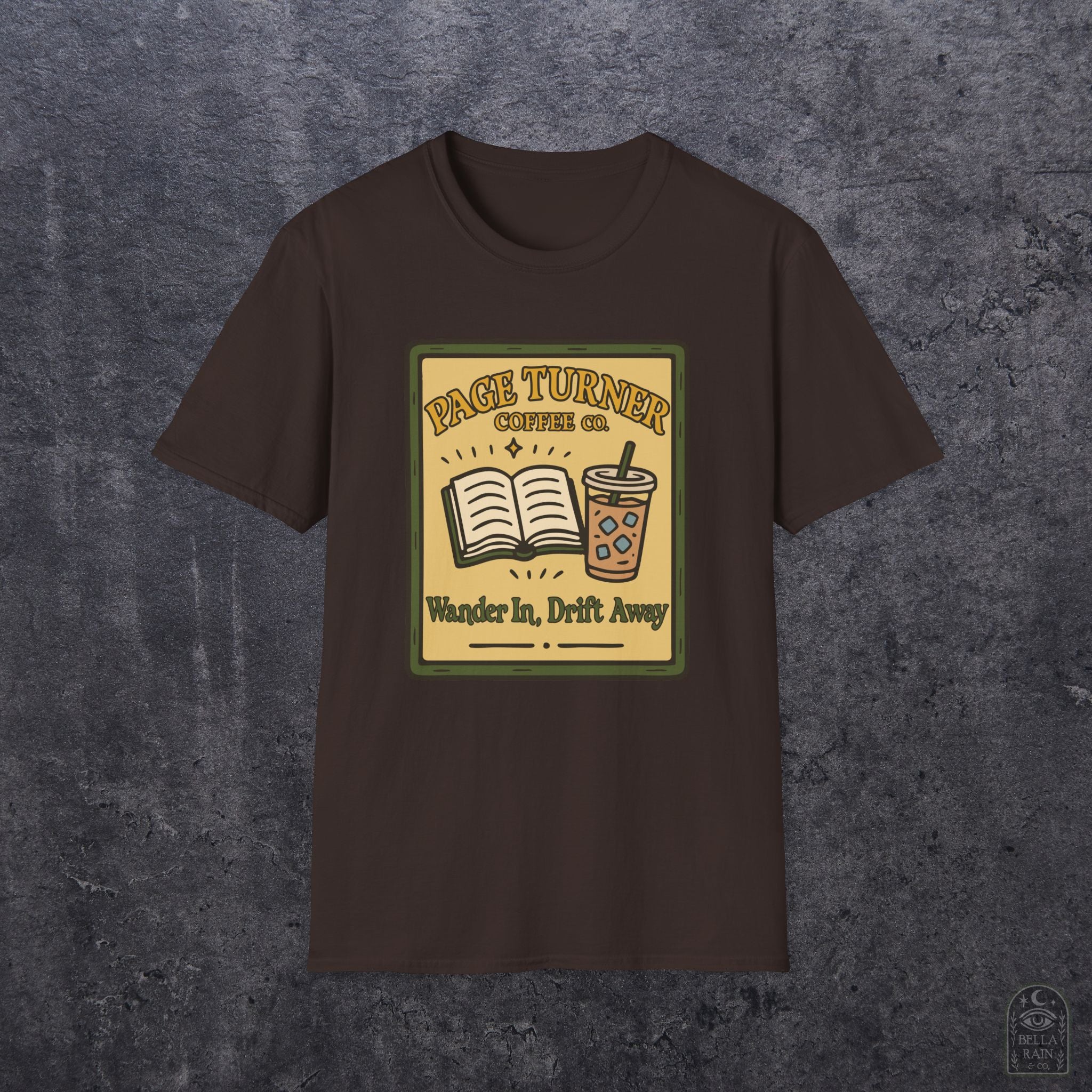 Page Turner Coffee Co Unisex Softstyle T-Shirt