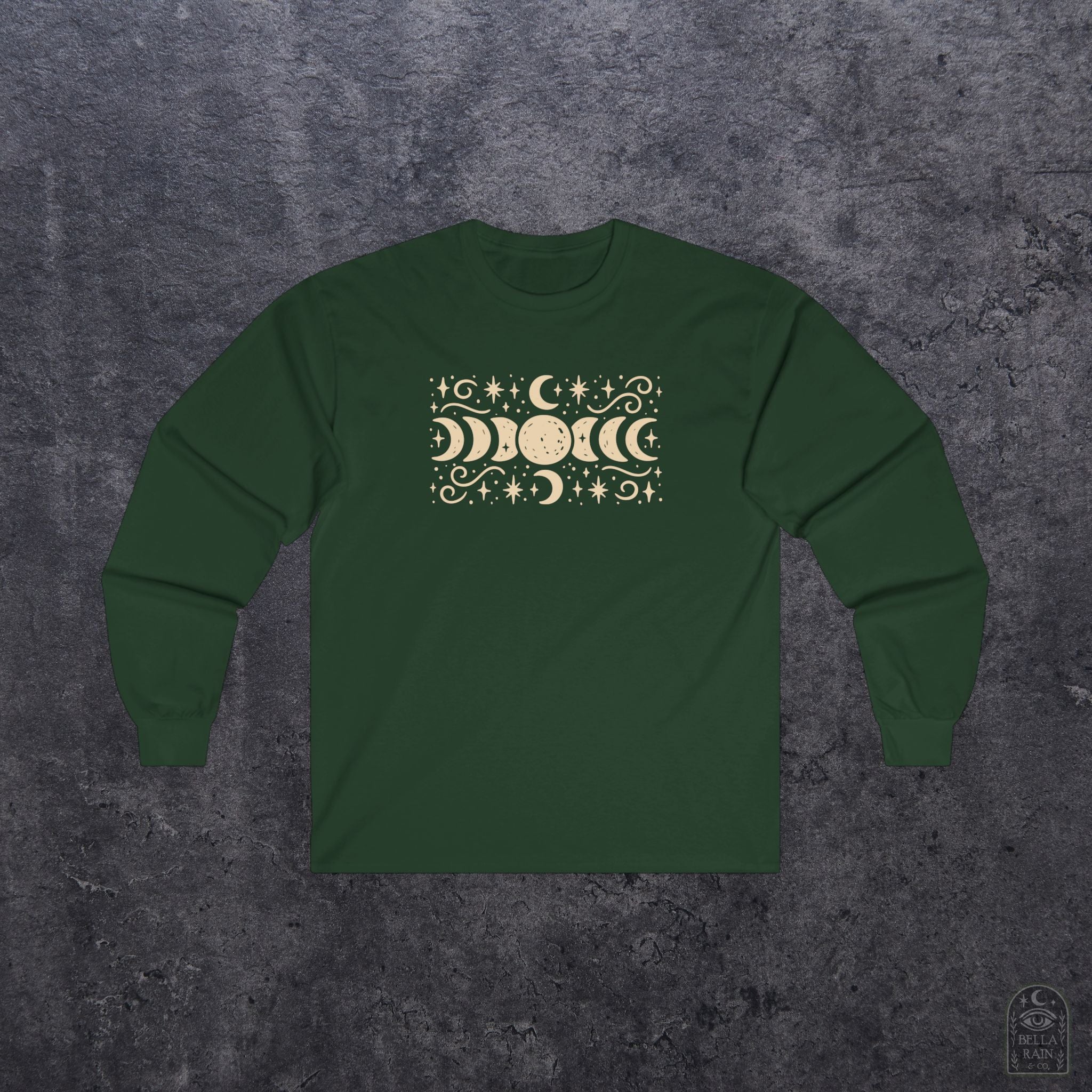 Lunar Phases Long Sleeve Tee