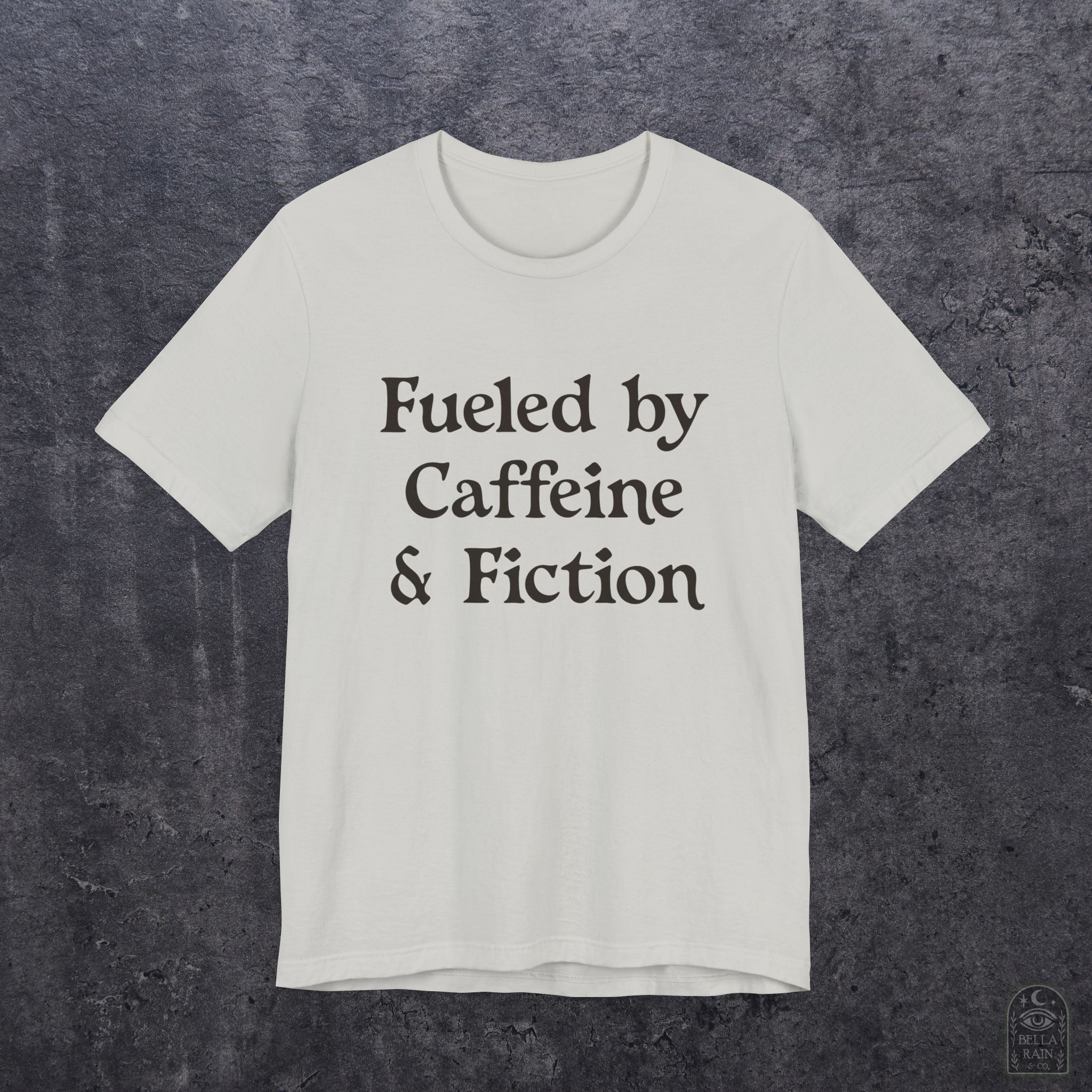 Fueled by Caffeine & Fiction PREMIUM T-Shirt