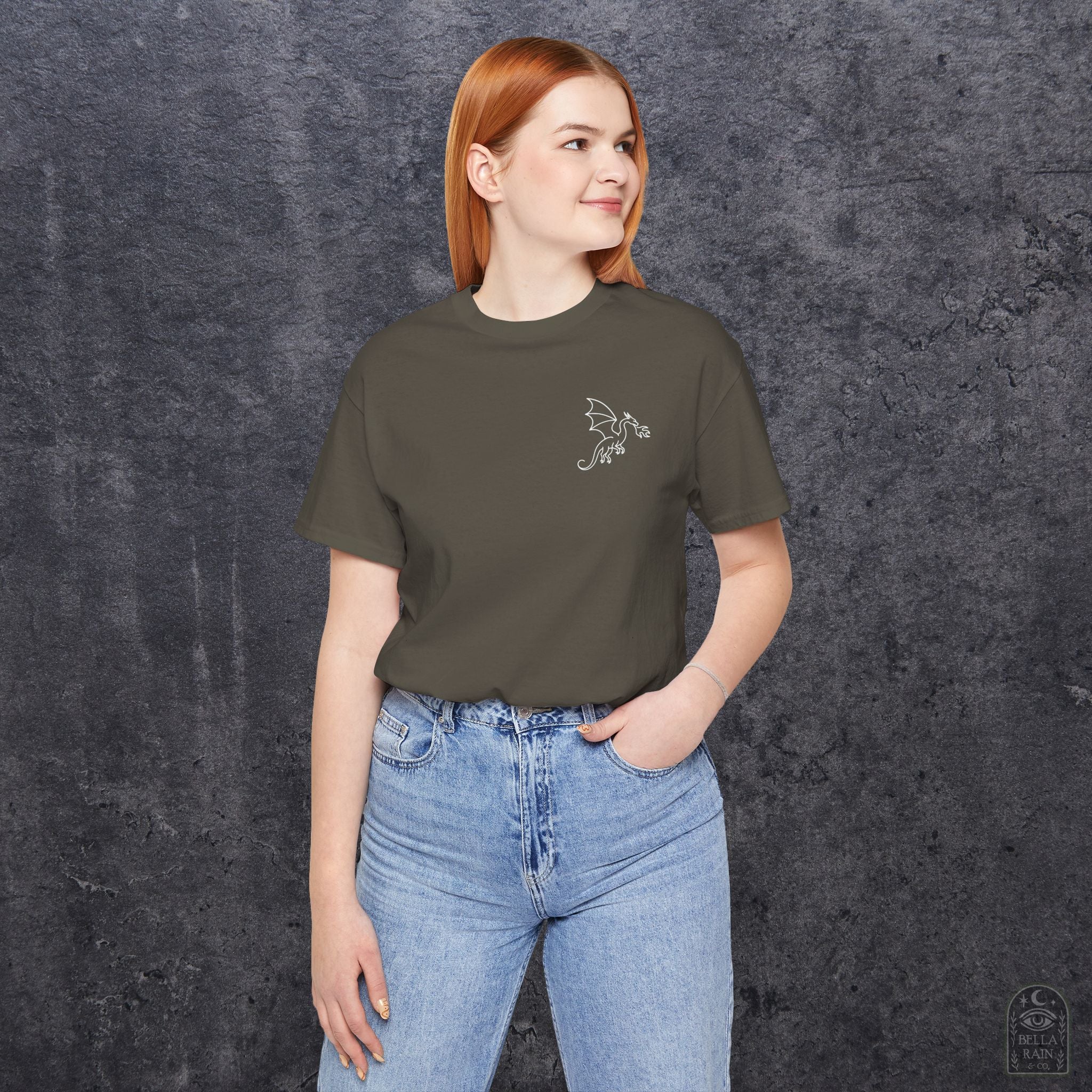 Dragon Pocket Design PREMIUM T-Shirt