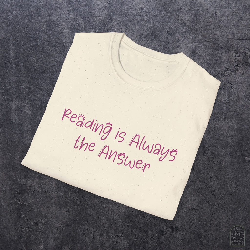 Reading is the Answer Unisex Softstyle T-Shirt