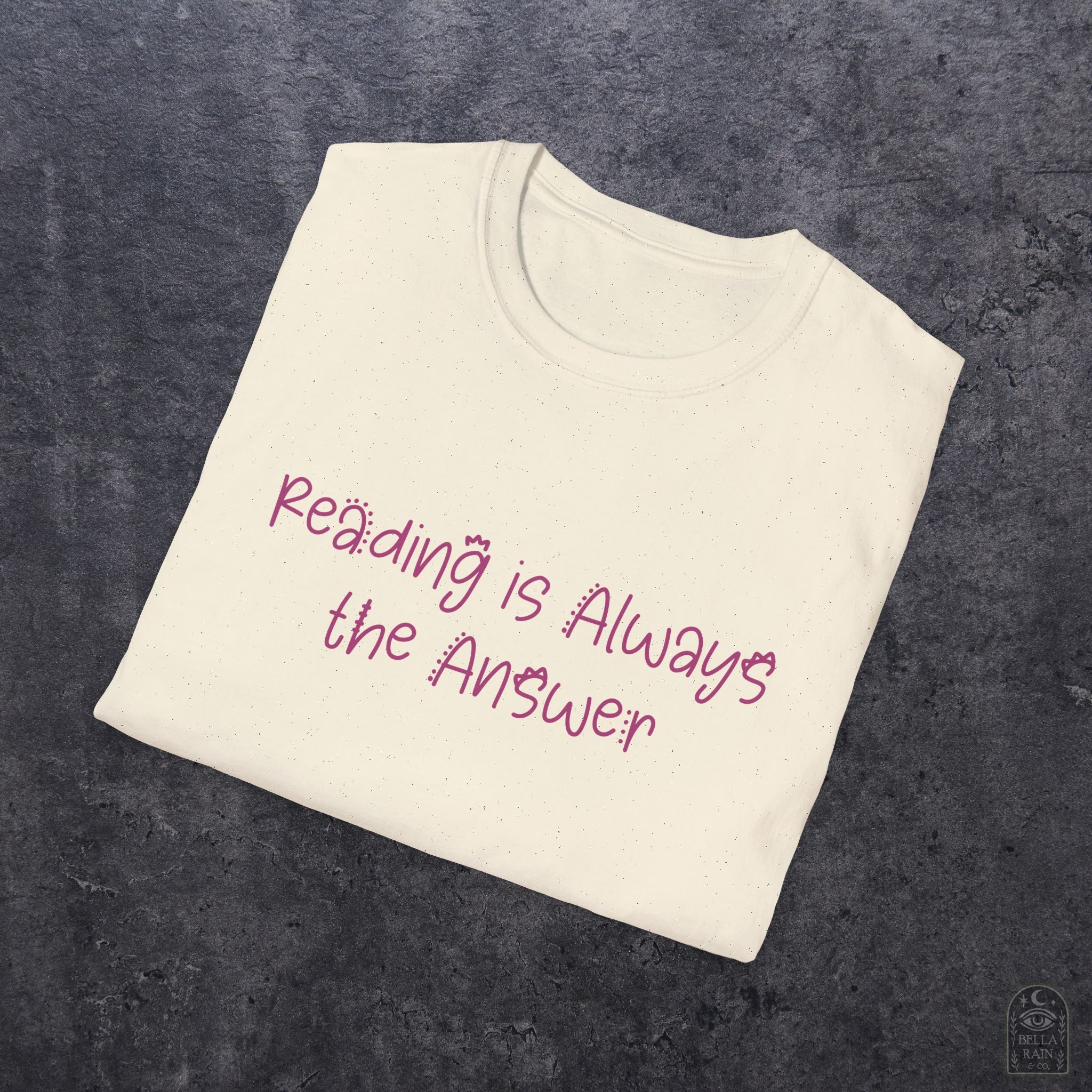 Reading is the Answer Unisex Softstyle T-Shirt