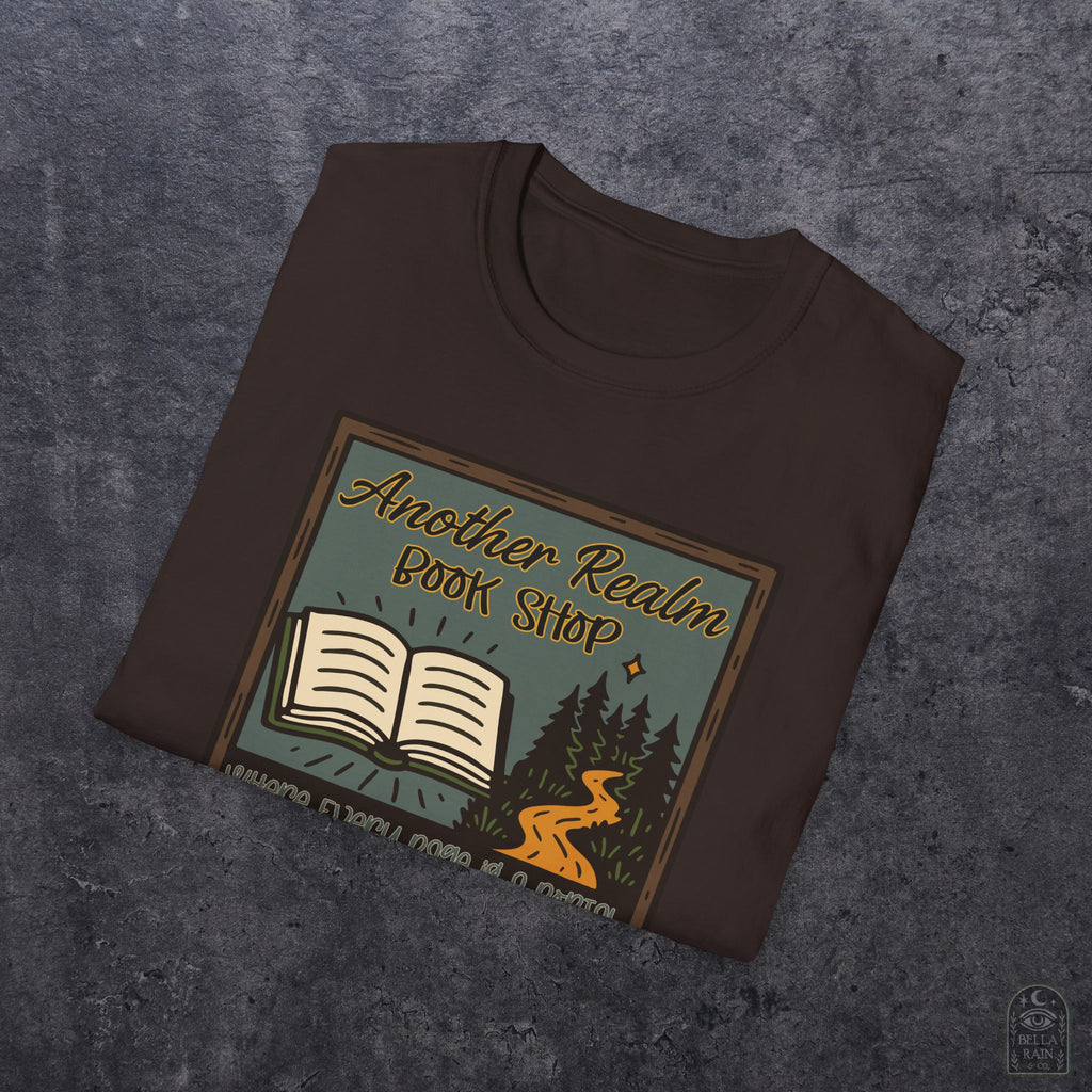 Another Realm Book Shop Unisex Softstyle T-Shirt