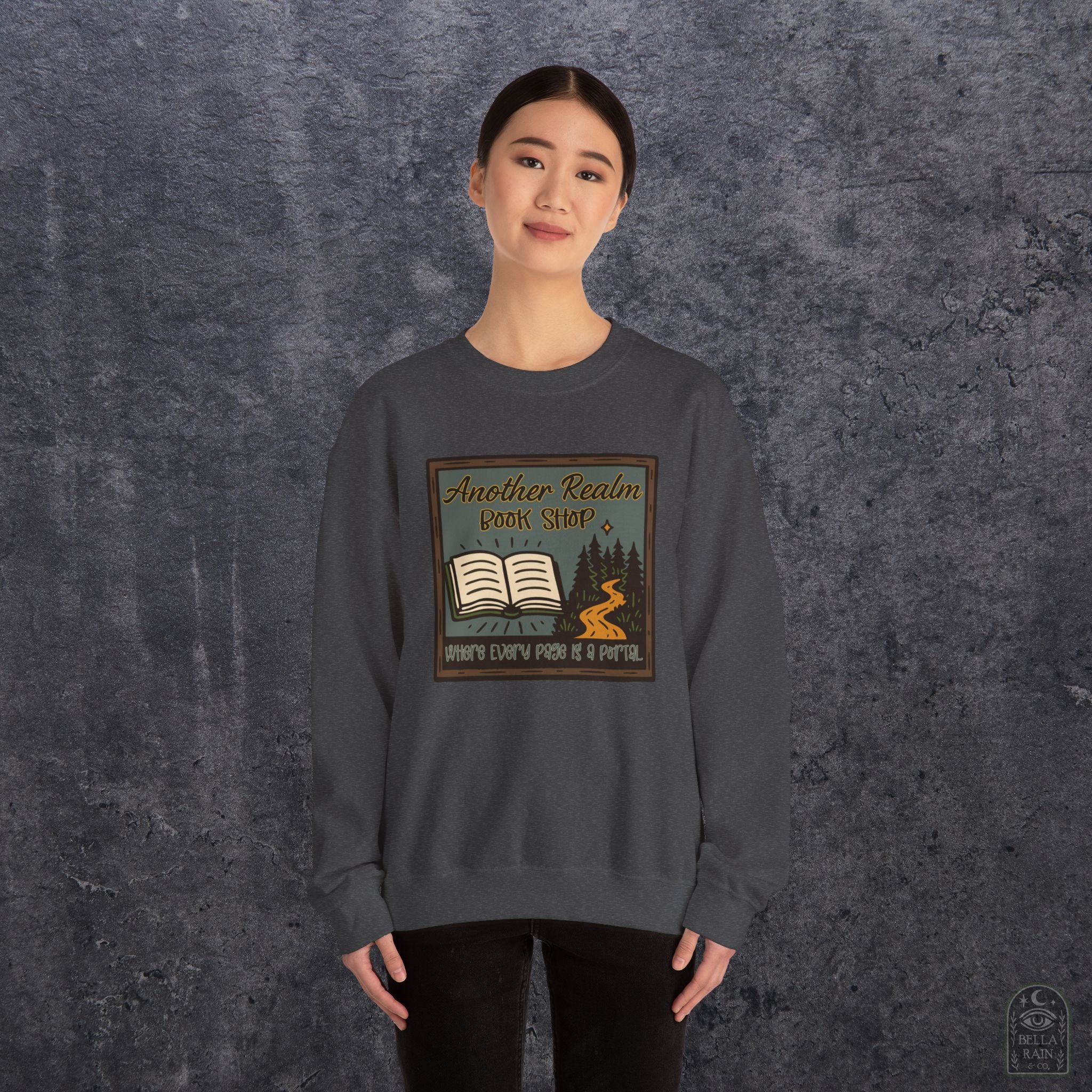 Another Realm Book Shop Crewneck Sweatshirt