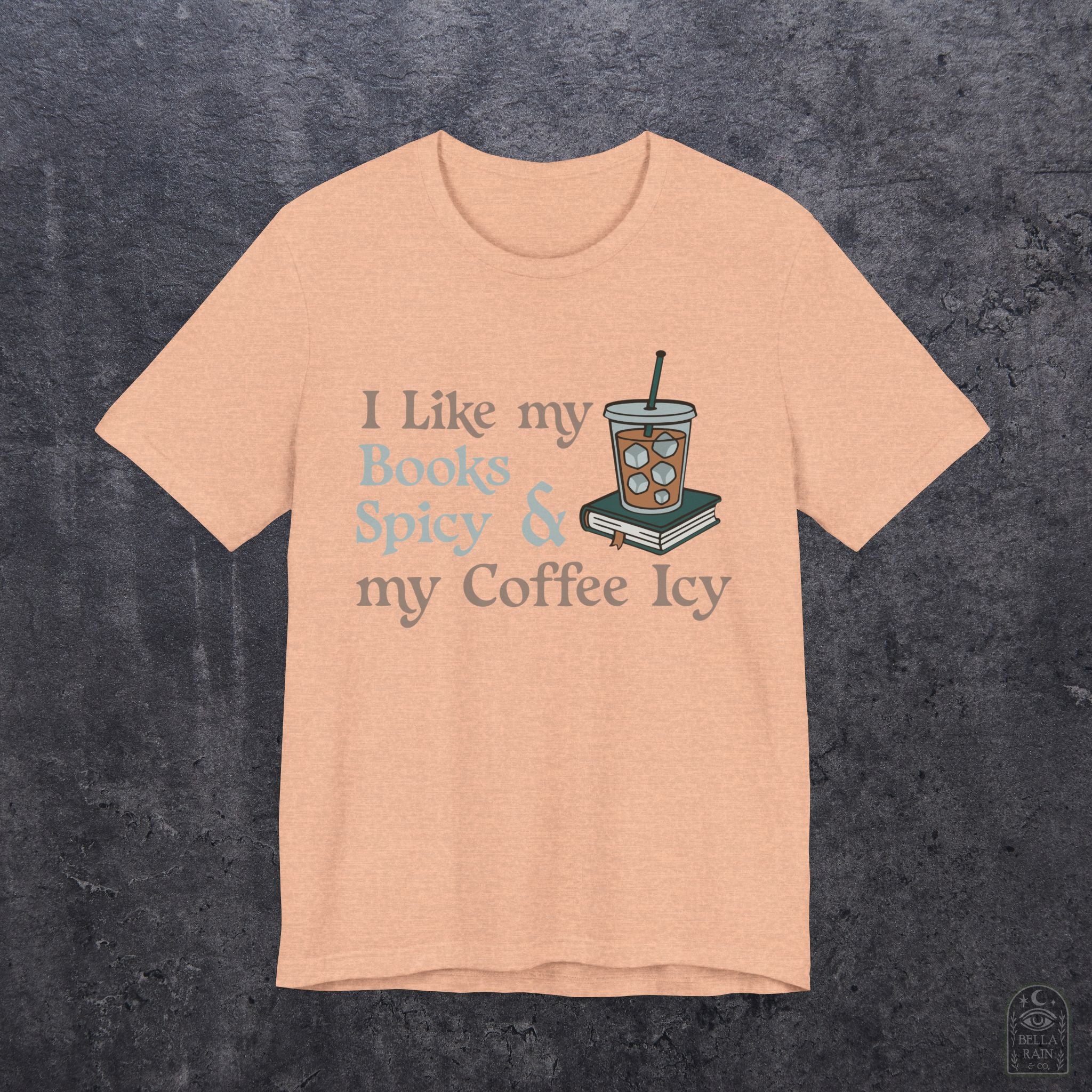 Books Spicy & Coffee Icy PREMIUM T-Shirt