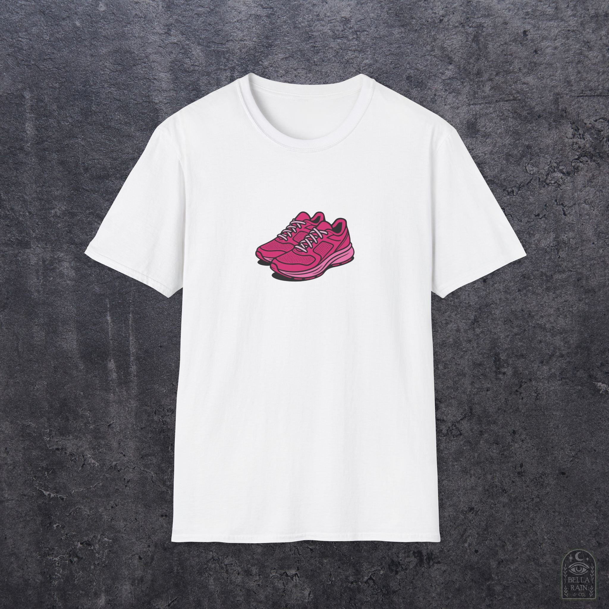 Pink Sneaks Unisex Softstyle T-Shirt