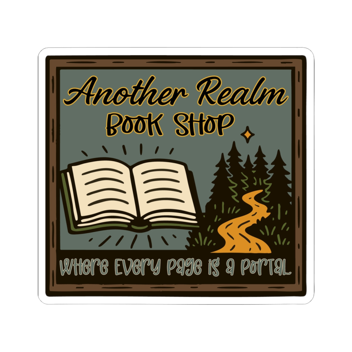 Another Realm Book Shop Sticker