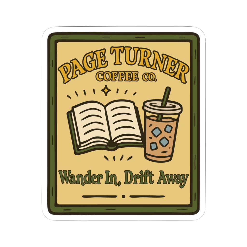 Page Turner Sticker