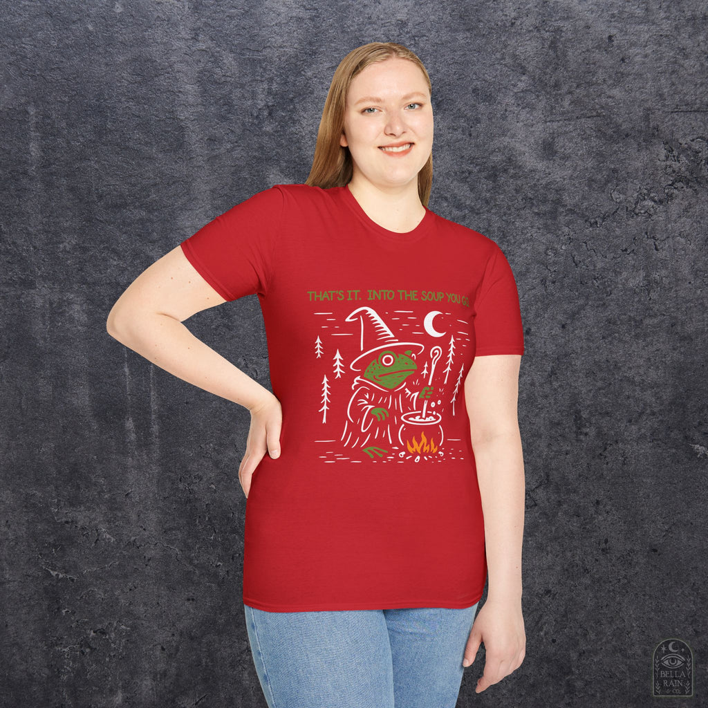 Into the Soup You Go Unisex Softstyle T-Shirt