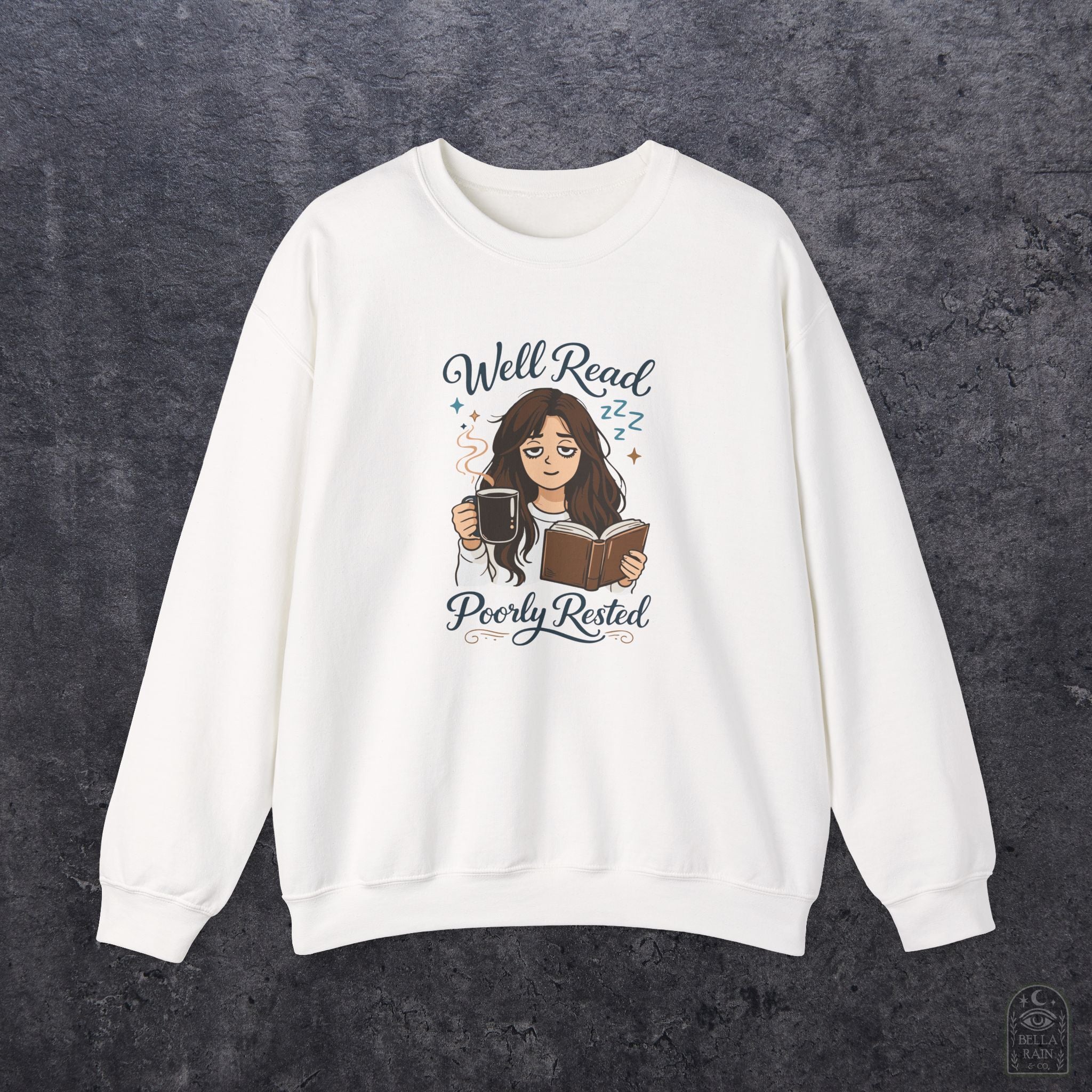 Well Read Poorly Rested Crewneck Sweatshirt