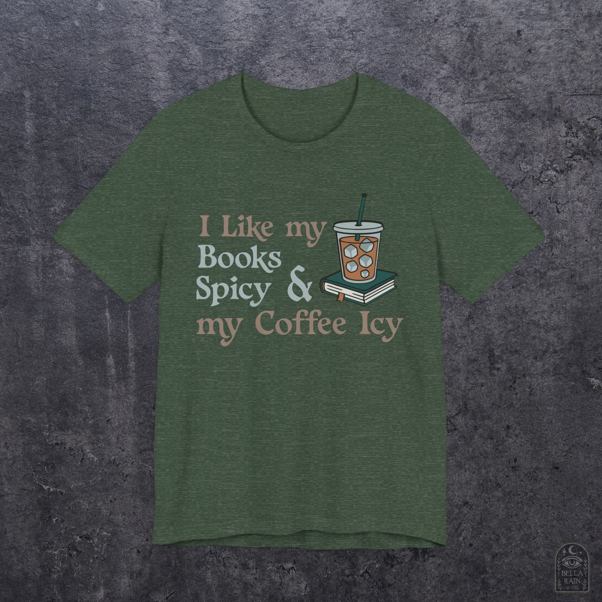 Books Spicy & Coffee Icy PREMIUM T-Shirt