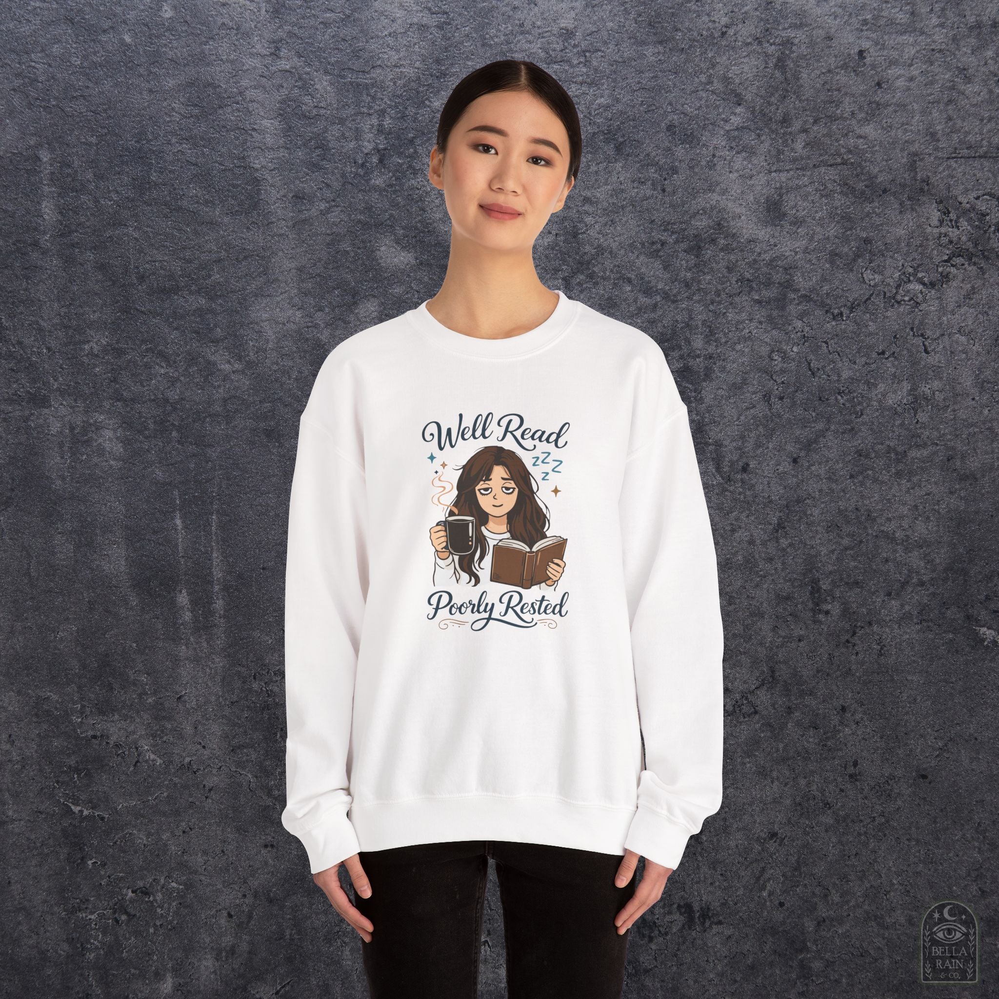 Well Read Poorly Rested Crewneck Sweatshirt