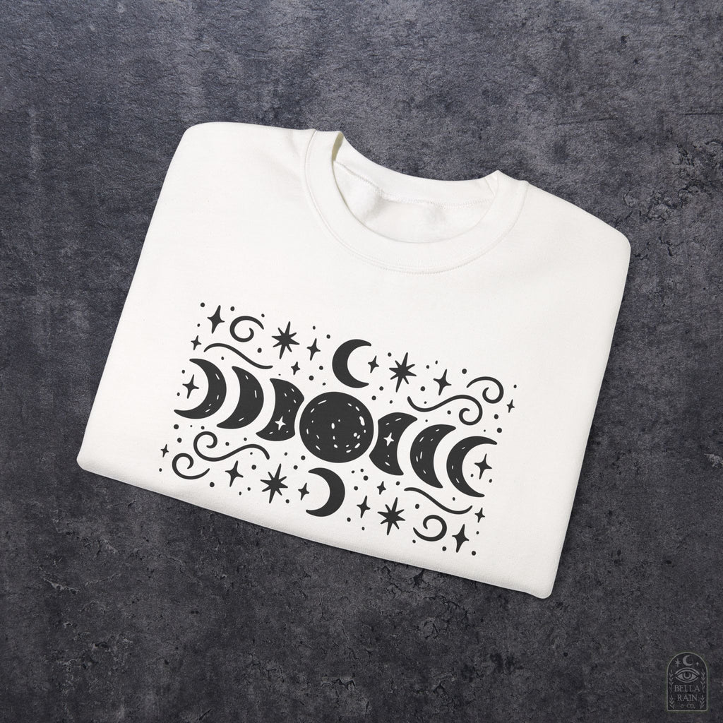 Lunar Phases Crewneck Sweatshirt