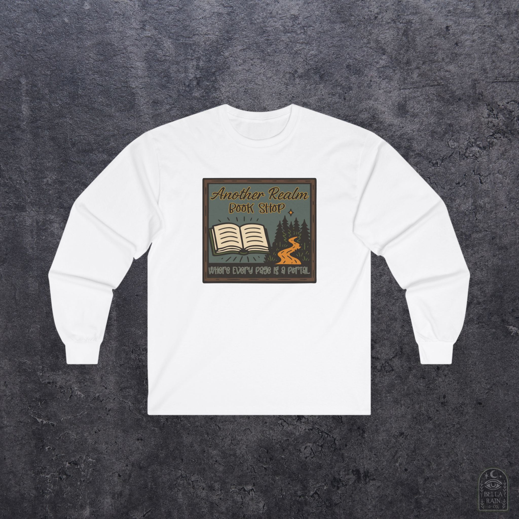 Another Realm Book Shop Unisex Long Sleeve Tee