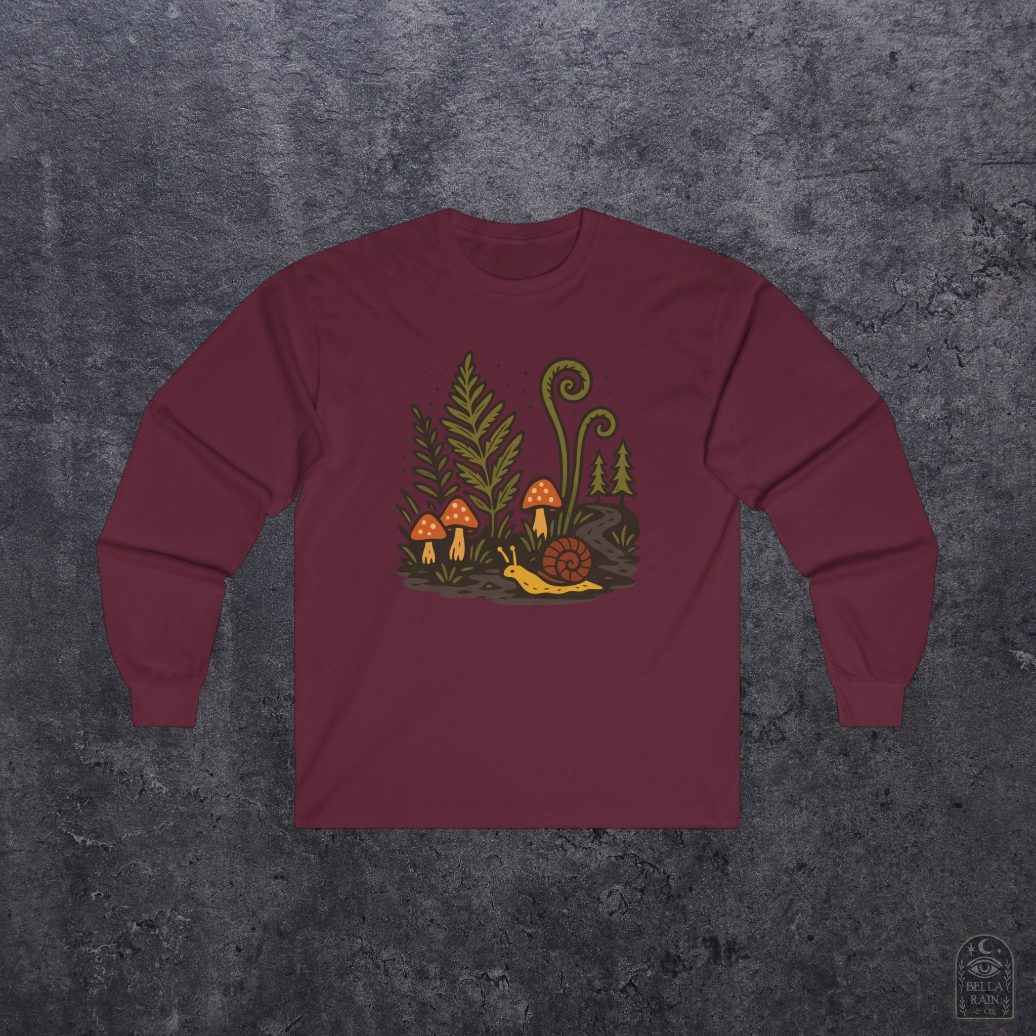 Snailin Away Long Sleeve Tee