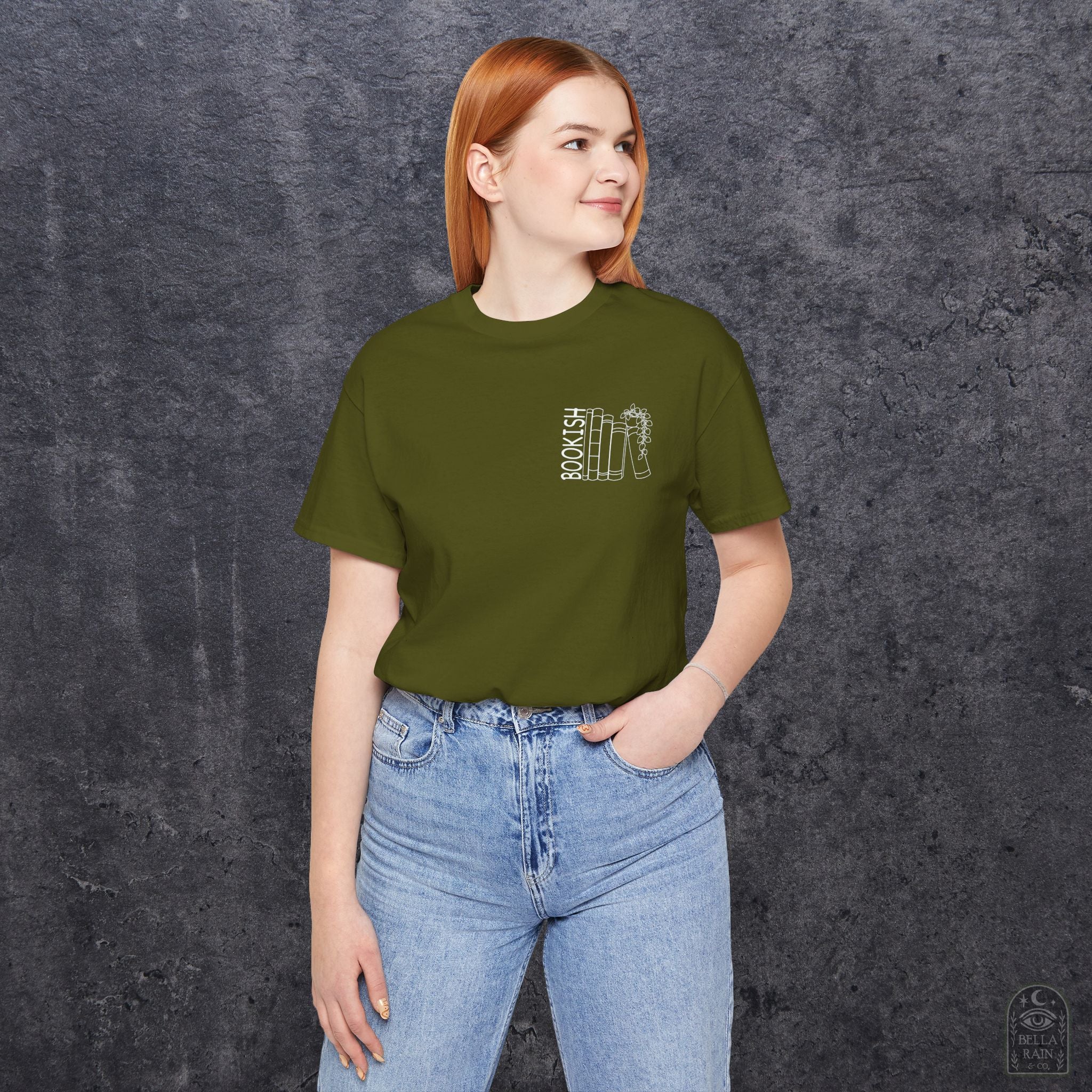 Bookish Plant Pocket Design PREMIUM T-Shirt