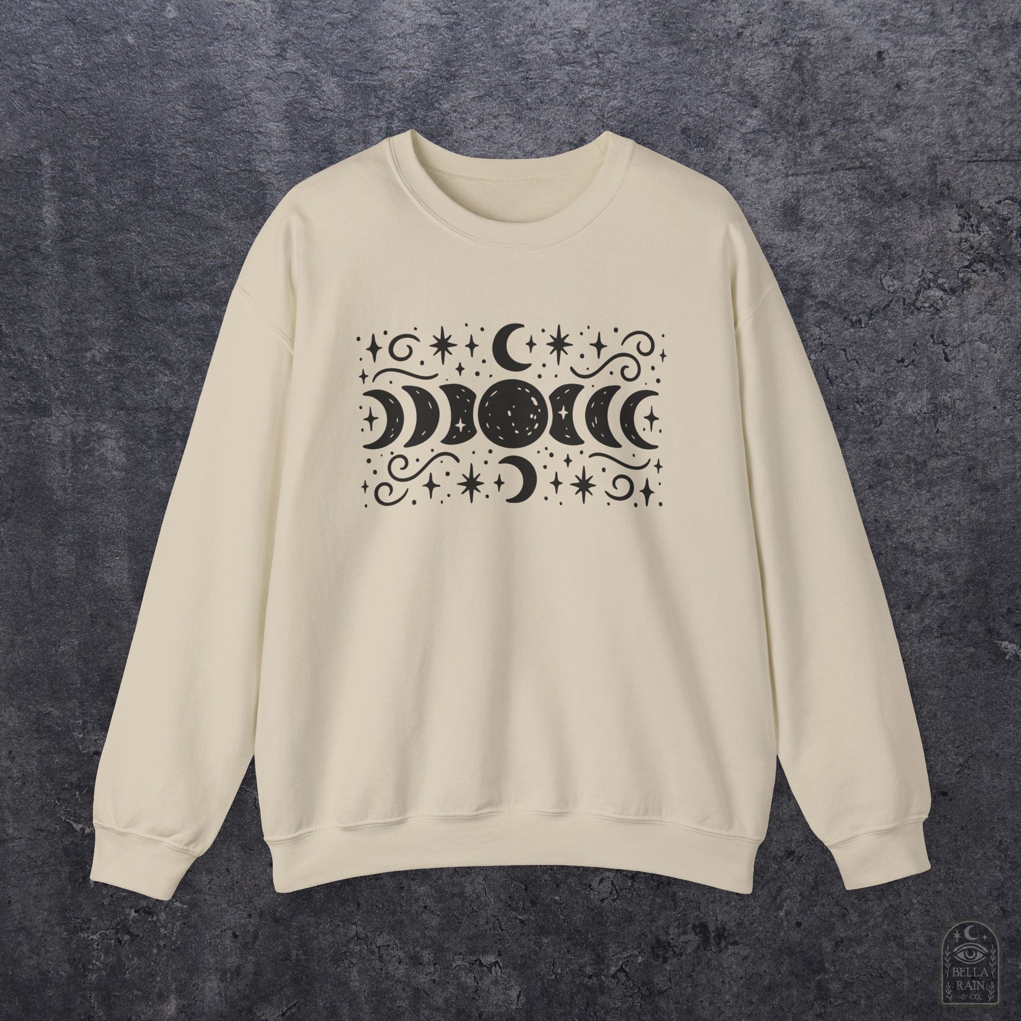 Lunar Phases Crewneck Sweatshirt
