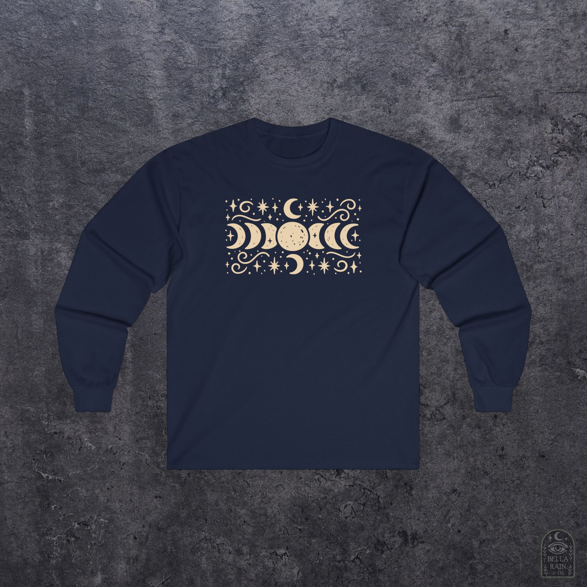 Lunar Phases Long Sleeve Tee