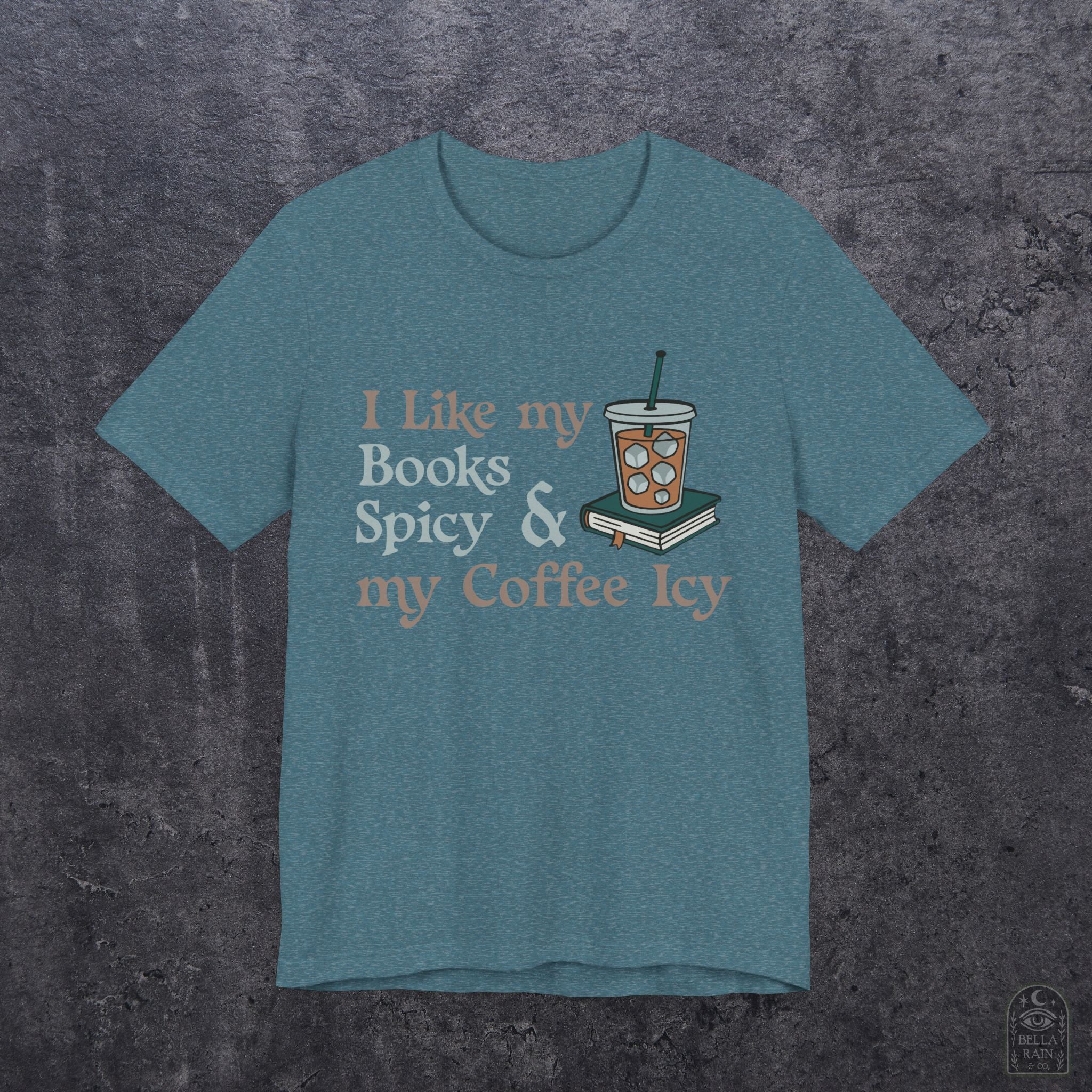 Books Spicy & Coffee Icy PREMIUM T-Shirt