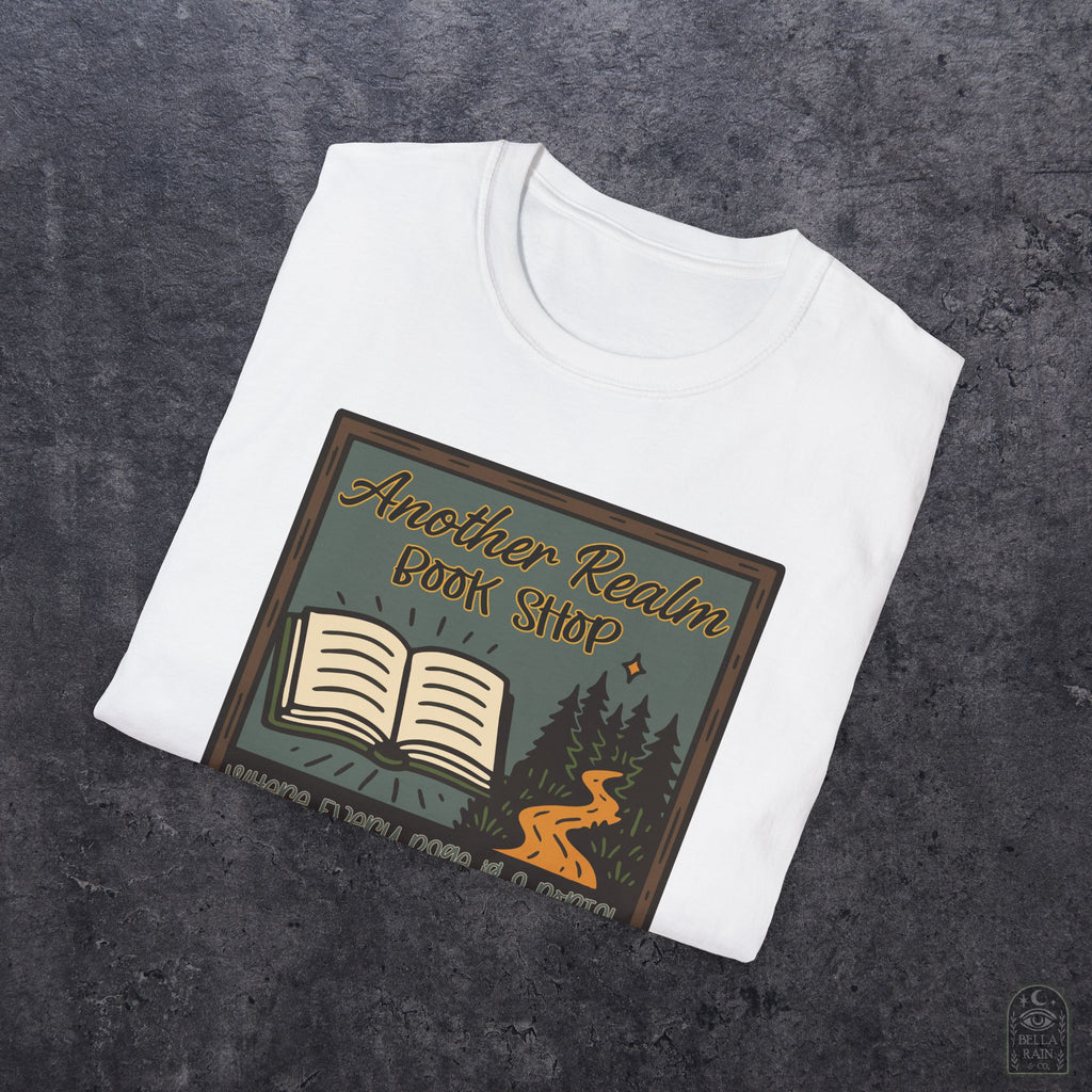 Another Realm Book Shop Unisex Softstyle T-Shirt