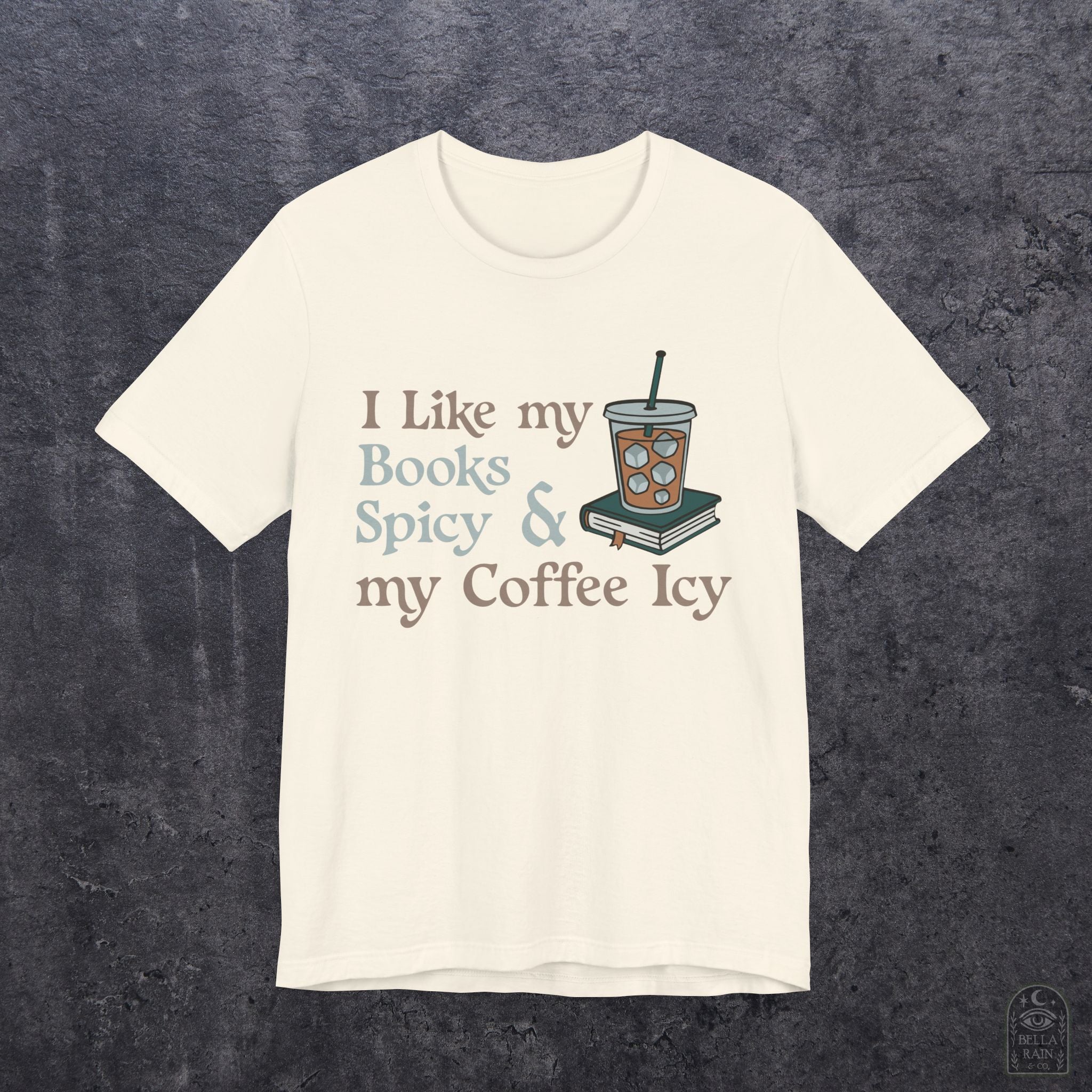 Books Spicy & Coffee Icy PREMIUM T-Shirt