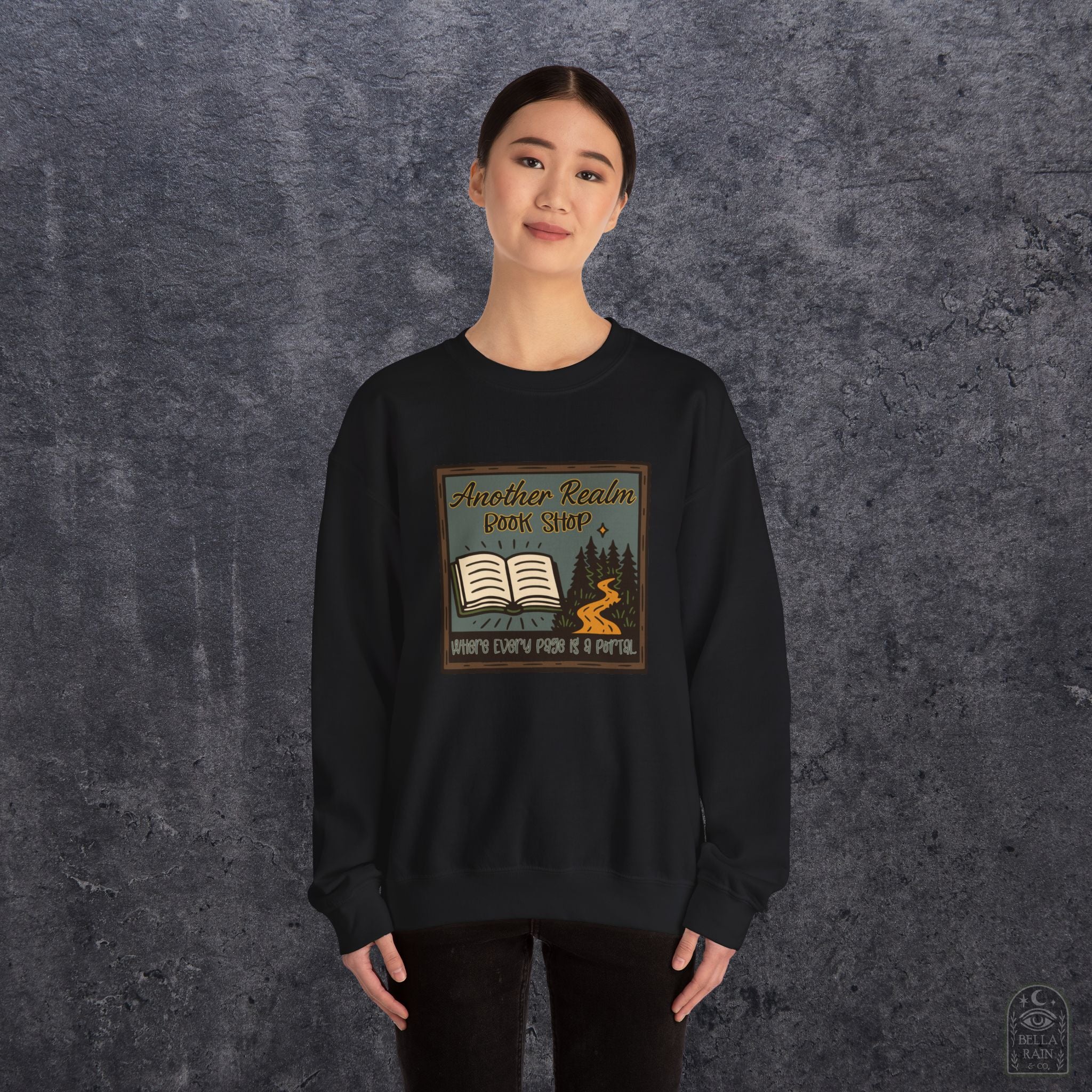 Another Realm Book Shop Crewneck Sweatshirt