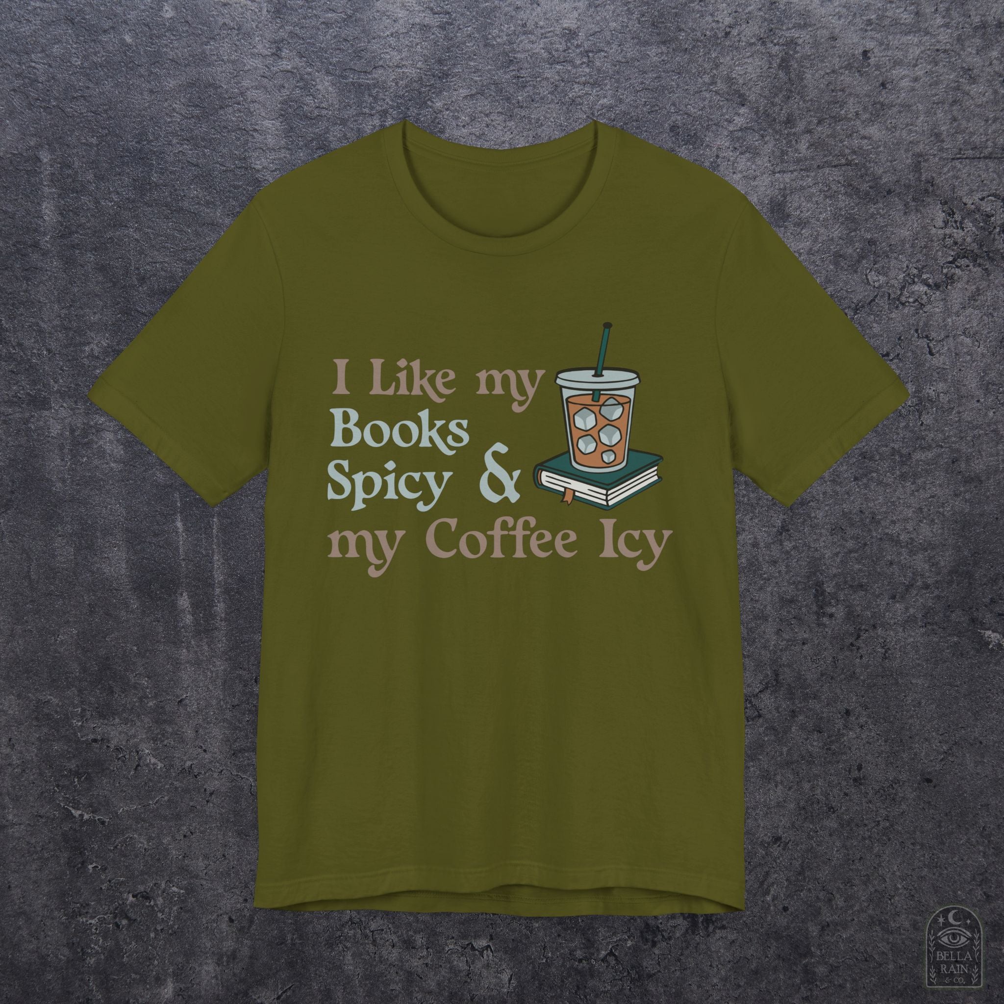 Books Spicy & Coffee Icy PREMIUM T-Shirt