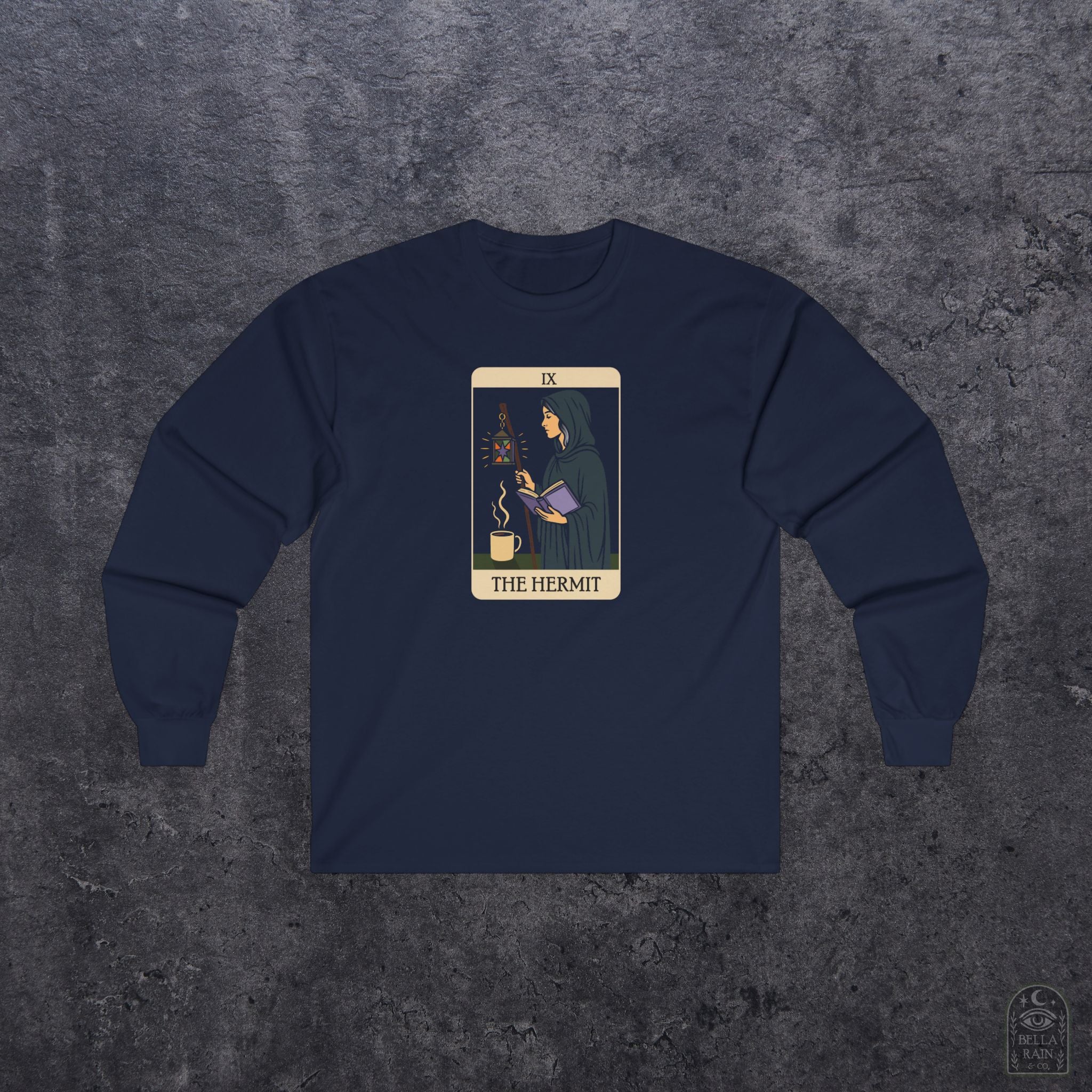 Tarot Hermit Unisex Long Sleeve Tee