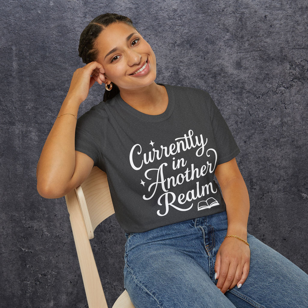Currently In Another Realm Unisex Softstyle T-Shirt