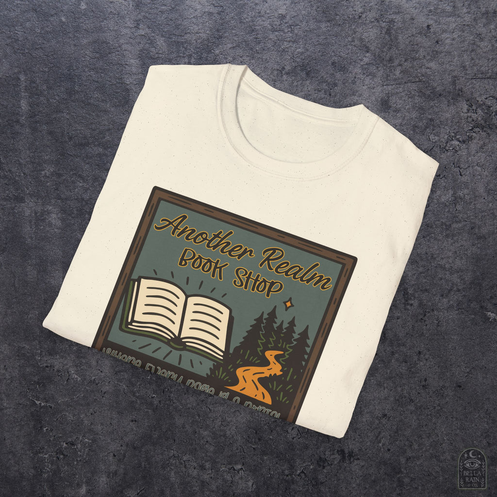 Another Realm Book Shop Unisex Softstyle T-Shirt