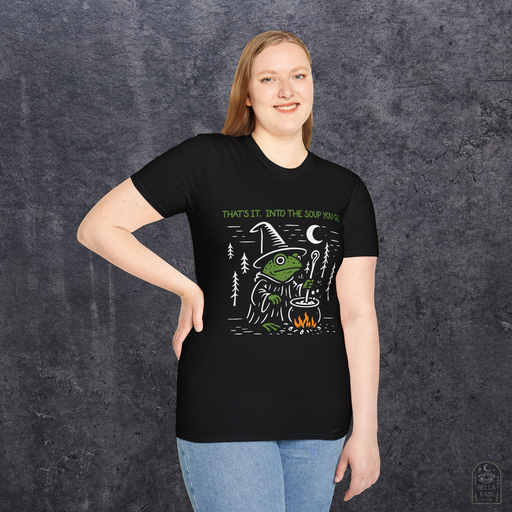 Into the Soup You Go Unisex Softstyle T-Shirt