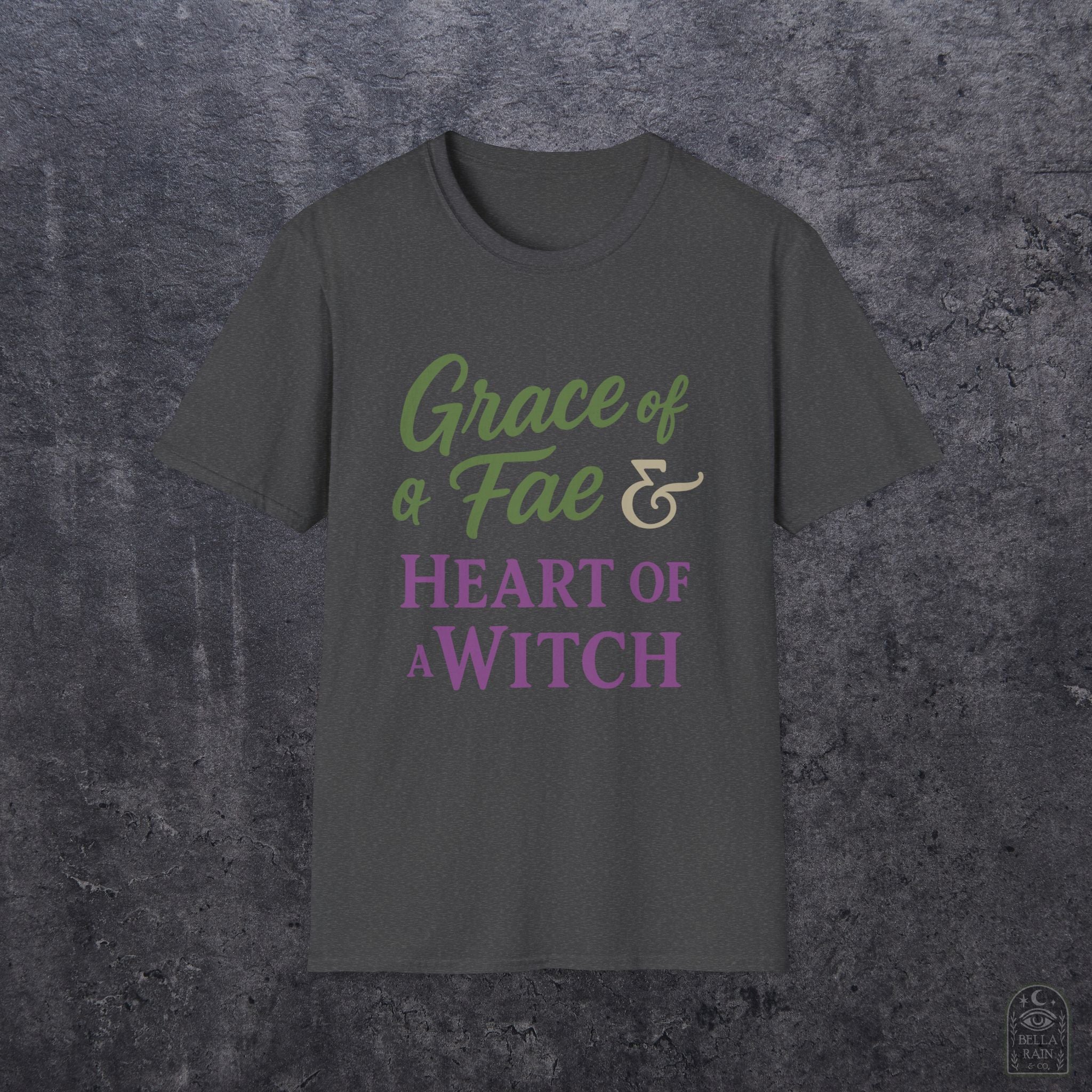 Grace of Fae Heart of Witch Unisex Softstyle T-Shirt