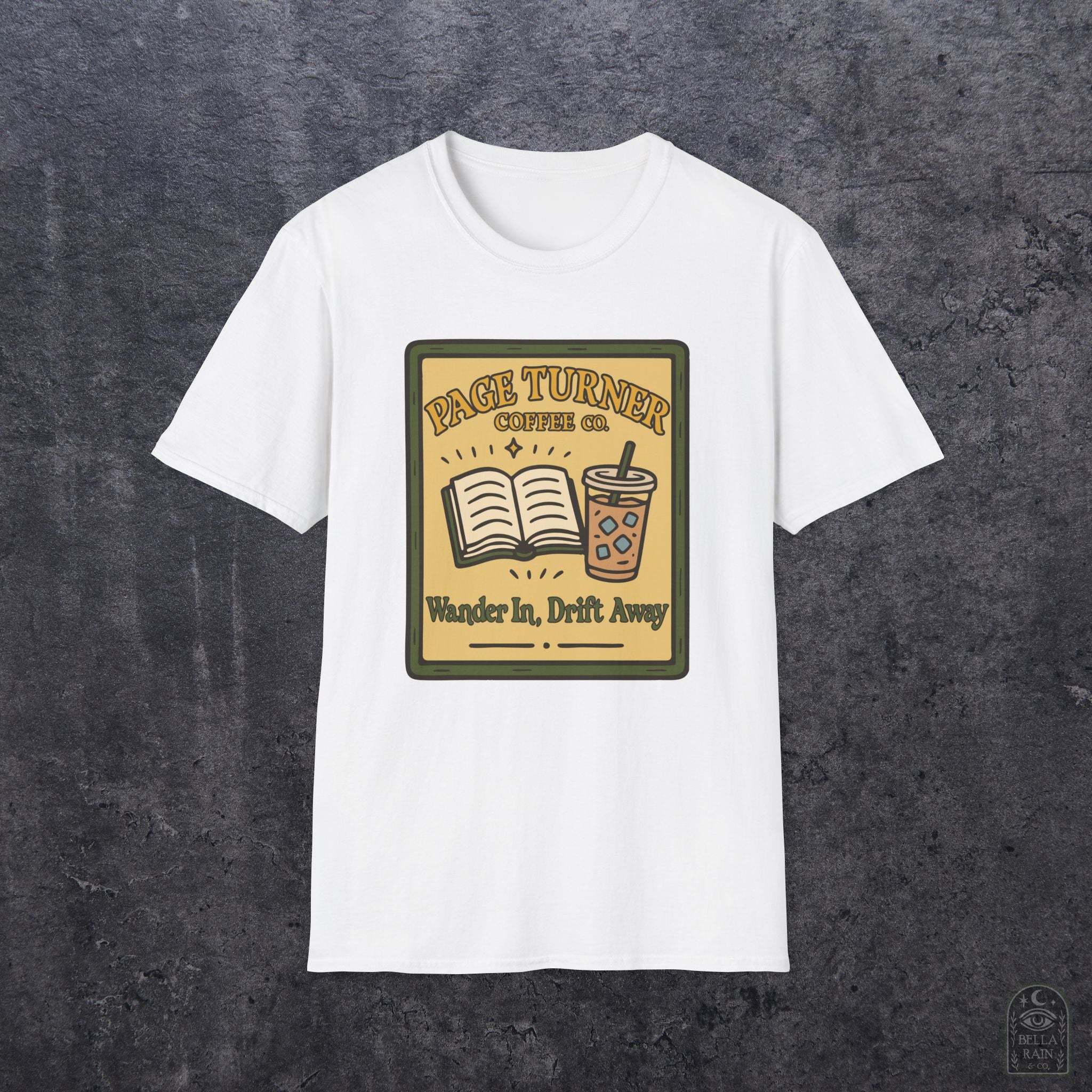 Page Turner Coffee Co Unisex Softstyle T-Shirt