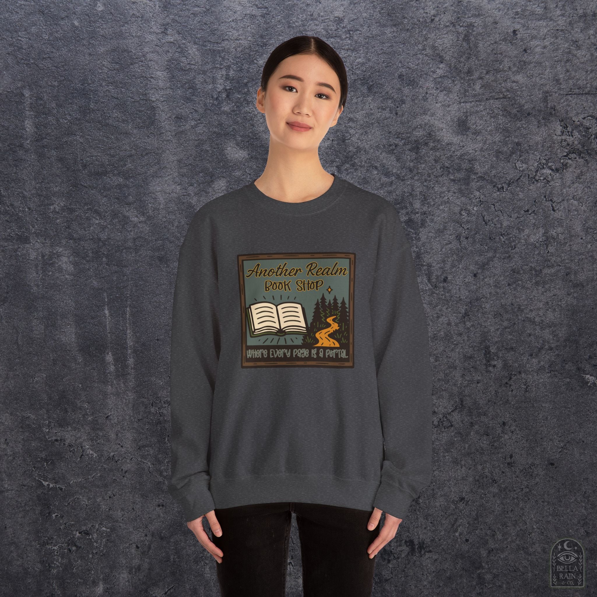 Another Realm Book Shop Crewneck Sweatshirt
