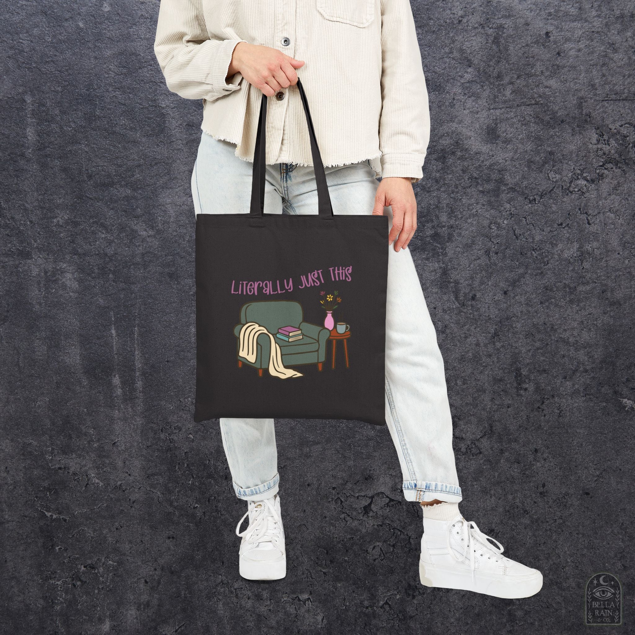Literally Just This Canvas Tote Bag