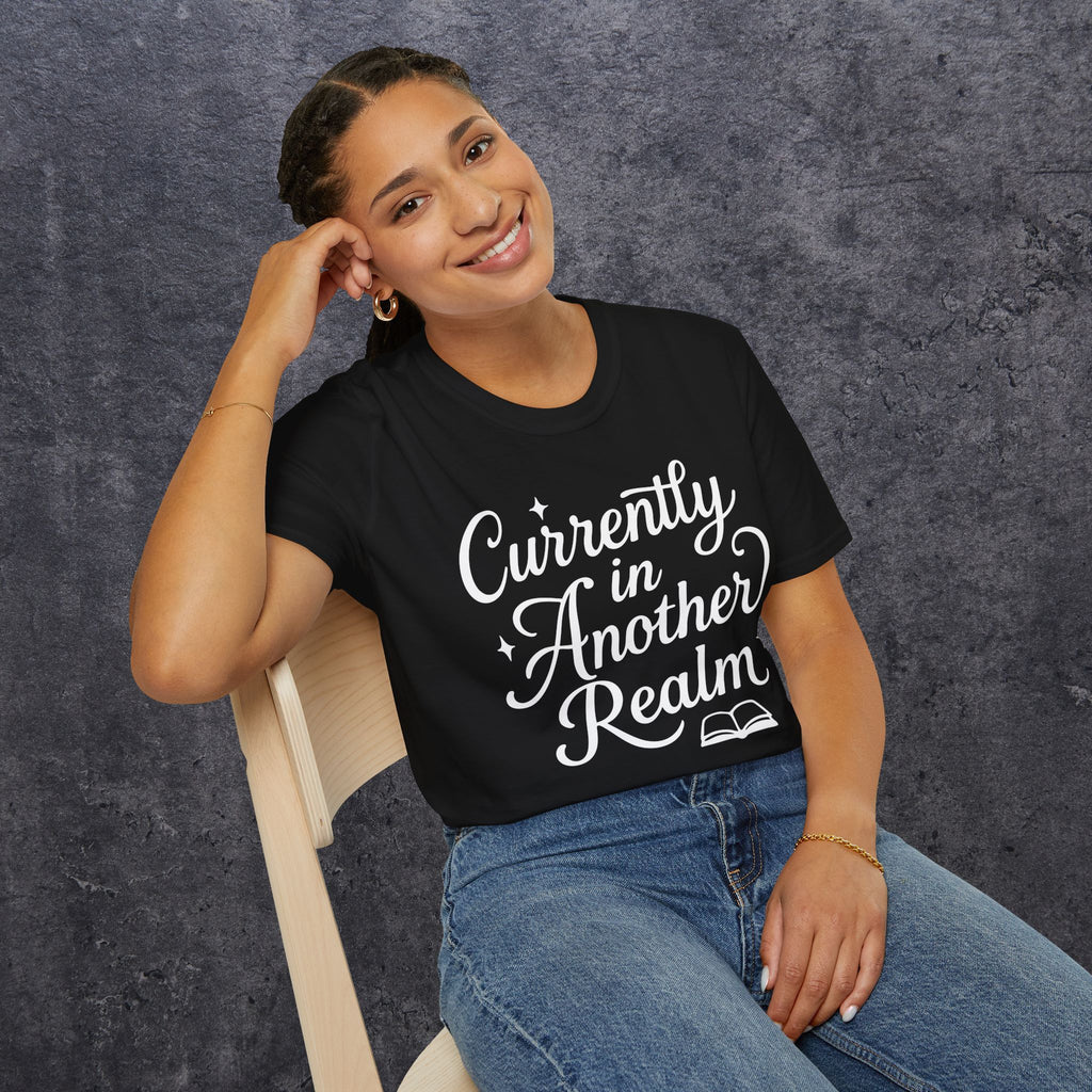 Currently In Another Realm Unisex Softstyle T-Shirt