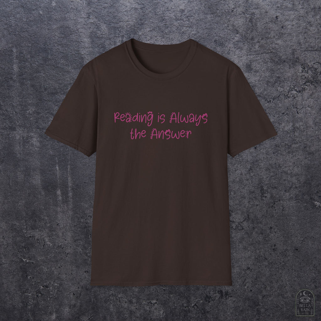 Reading is the Answer Unisex Softstyle T-Shirt