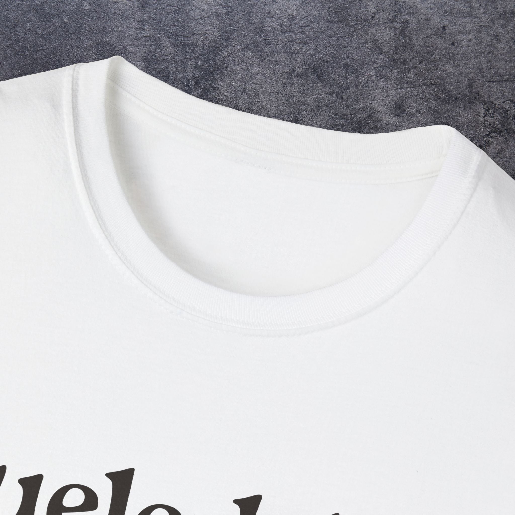 Fueled by Caffeine & Fiction Unisex Softstyle T-Shirt