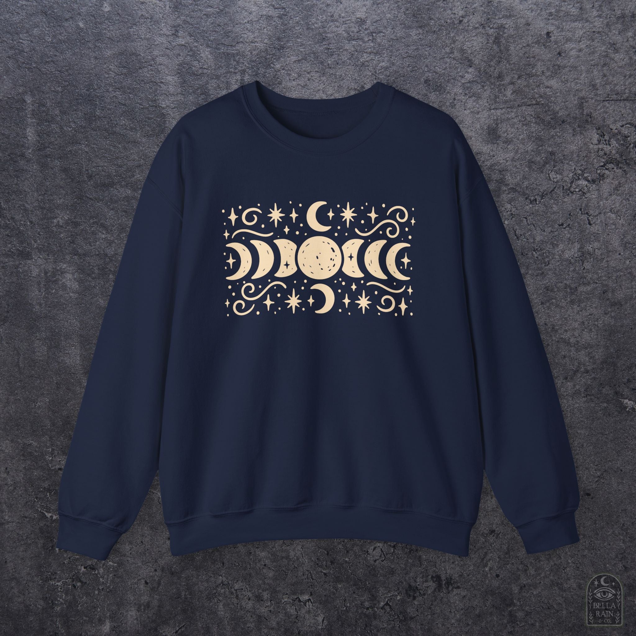 Lunar Phases Crewneck Sweatshirt