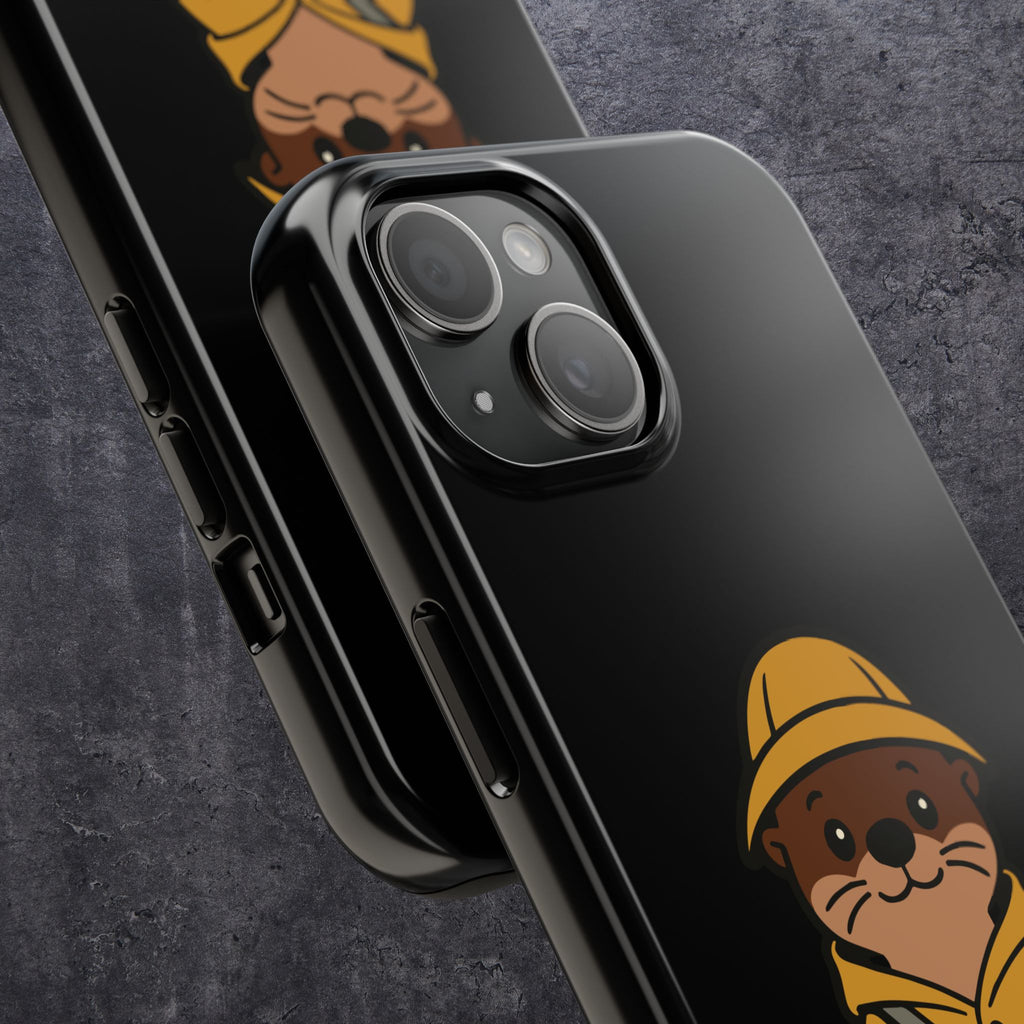 Otter in Raincoat Tough Phone Case