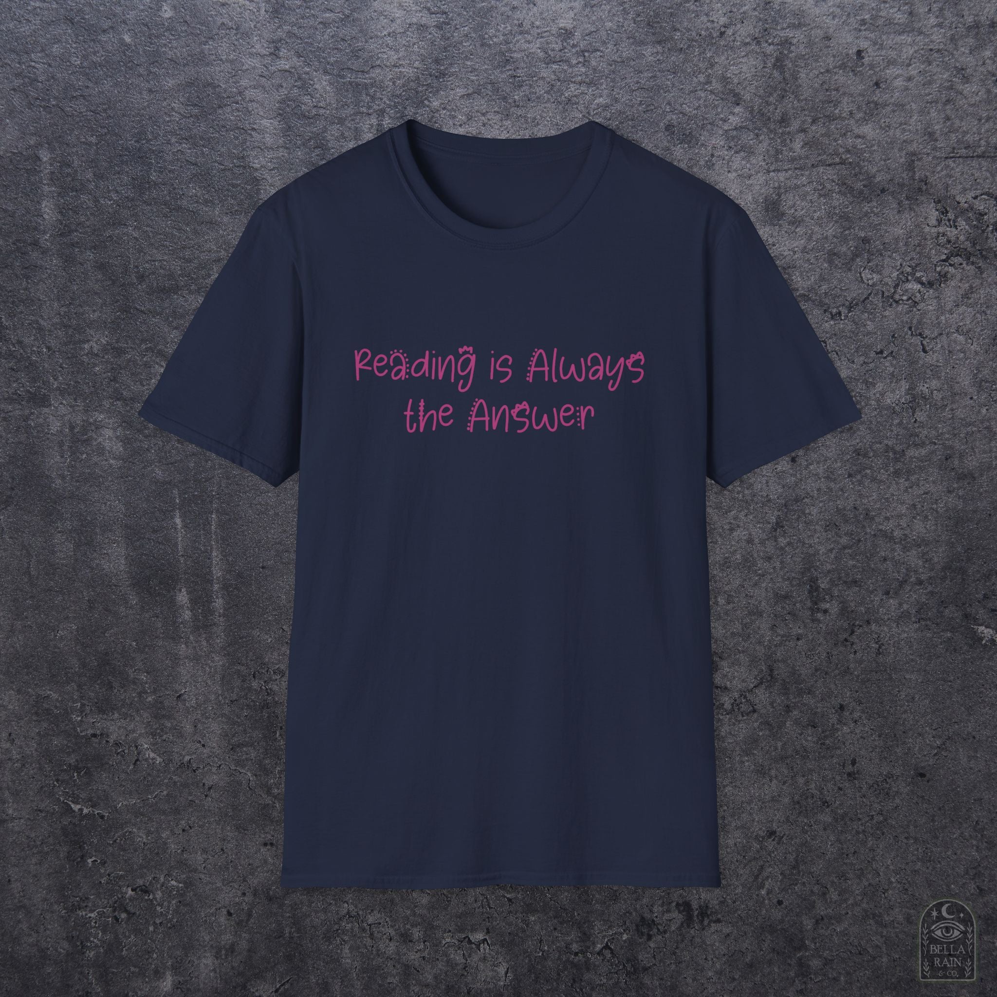 Reading is the Answer Unisex Softstyle T-Shirt