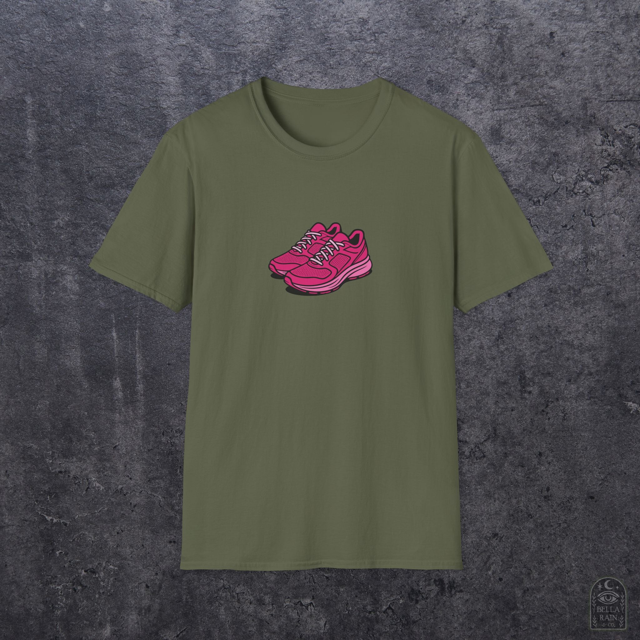 Pink Sneaks Unisex Softstyle T-Shirt