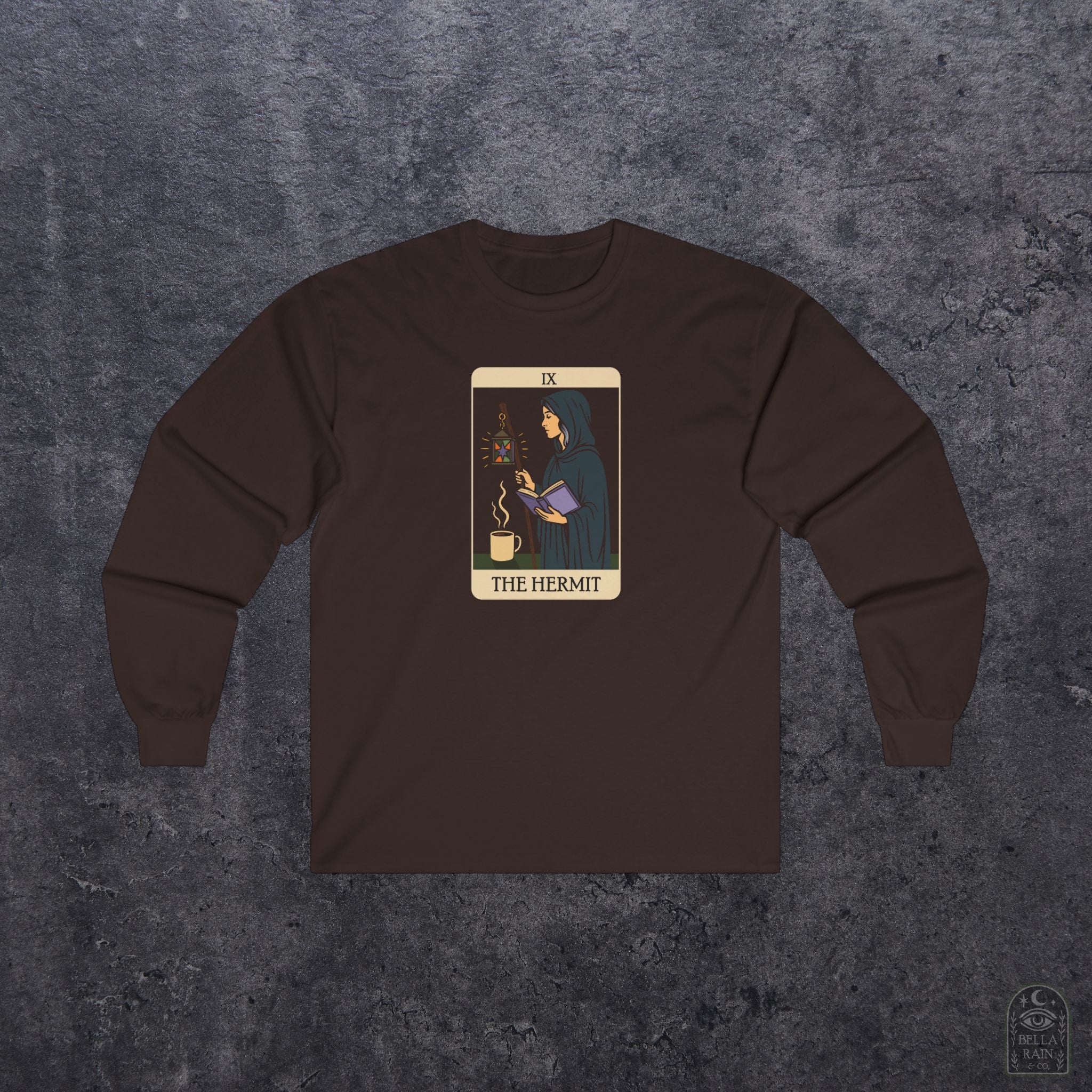 Tarot Hermit Unisex Long Sleeve Tee