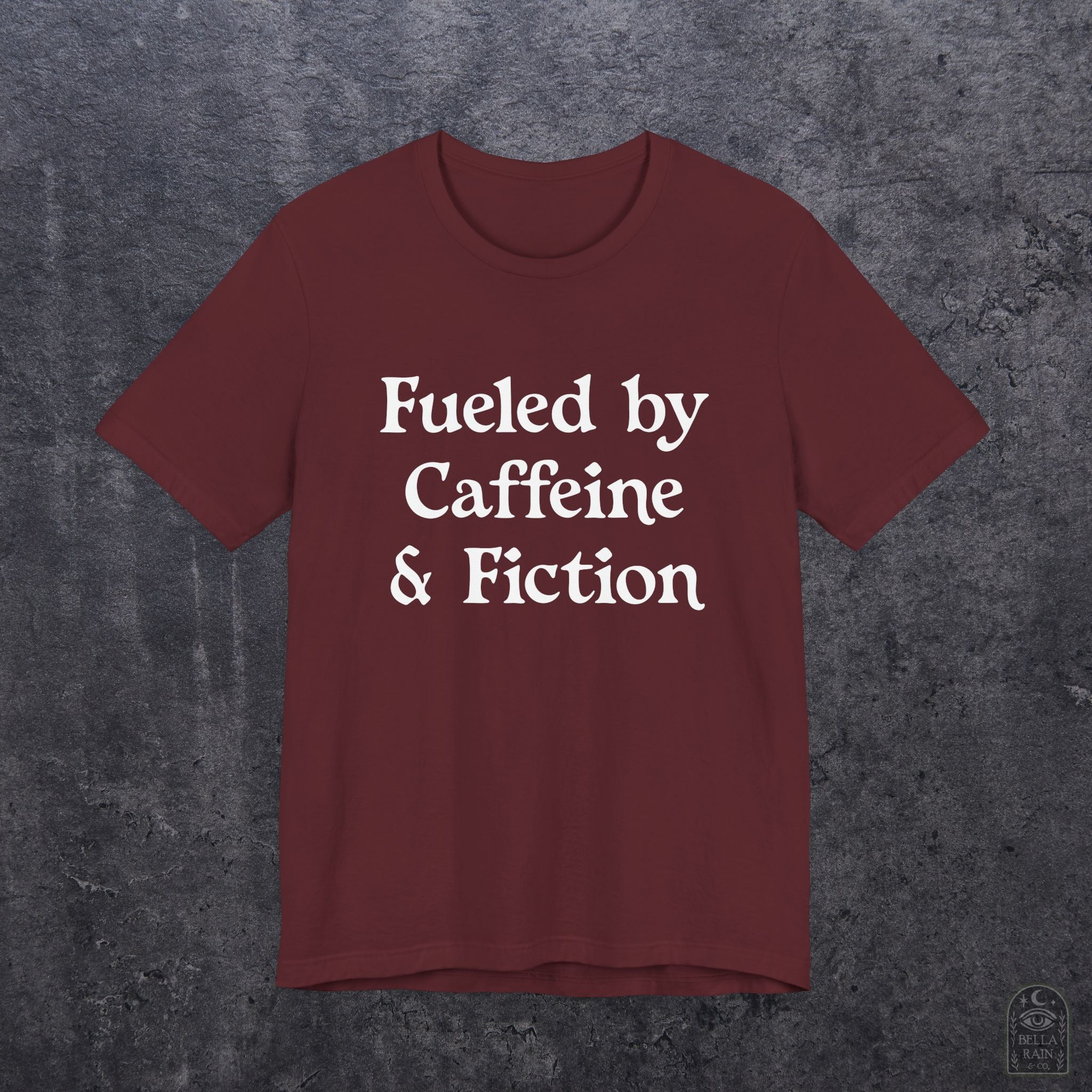 Fueled by Caffeine & Fiction PREMIUM T-Shirt