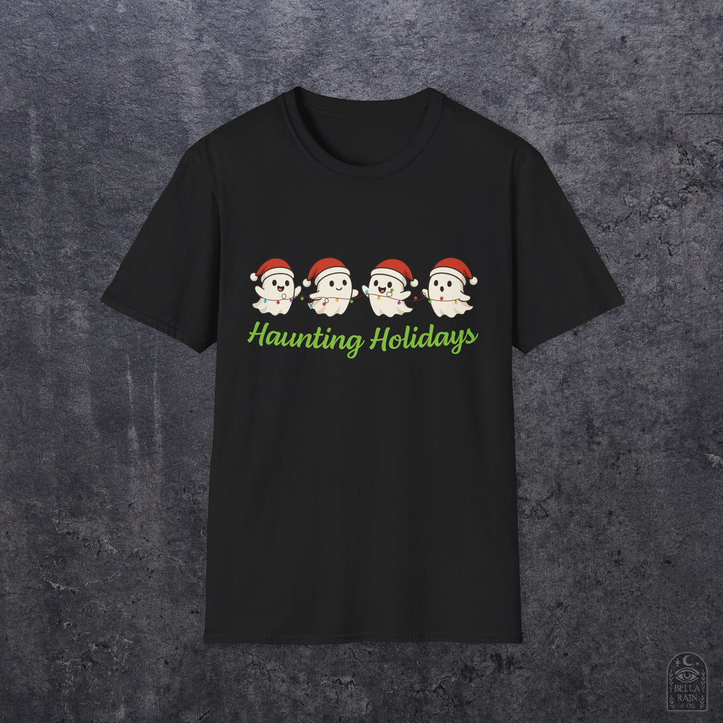 Haunting Holiday Ghosts Unisex Softstyle T-Shirt