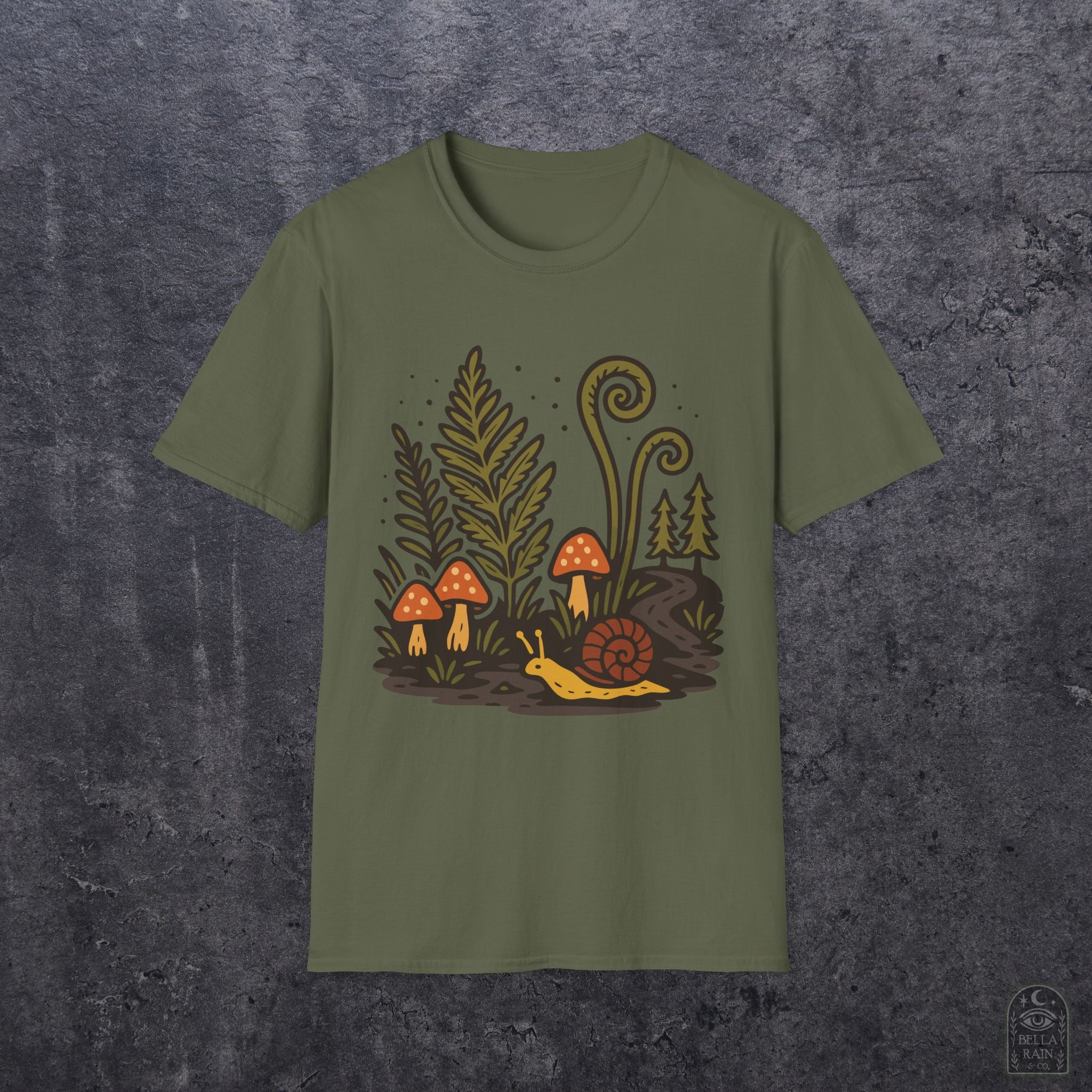 Snailin Away Unisex Softstyle T-Shirt