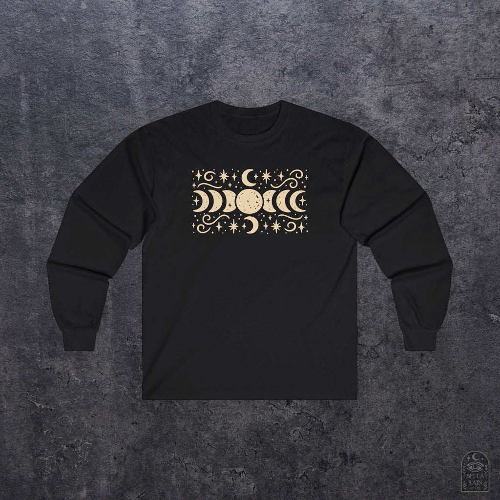 Lunar Phases Long Sleeve Tee