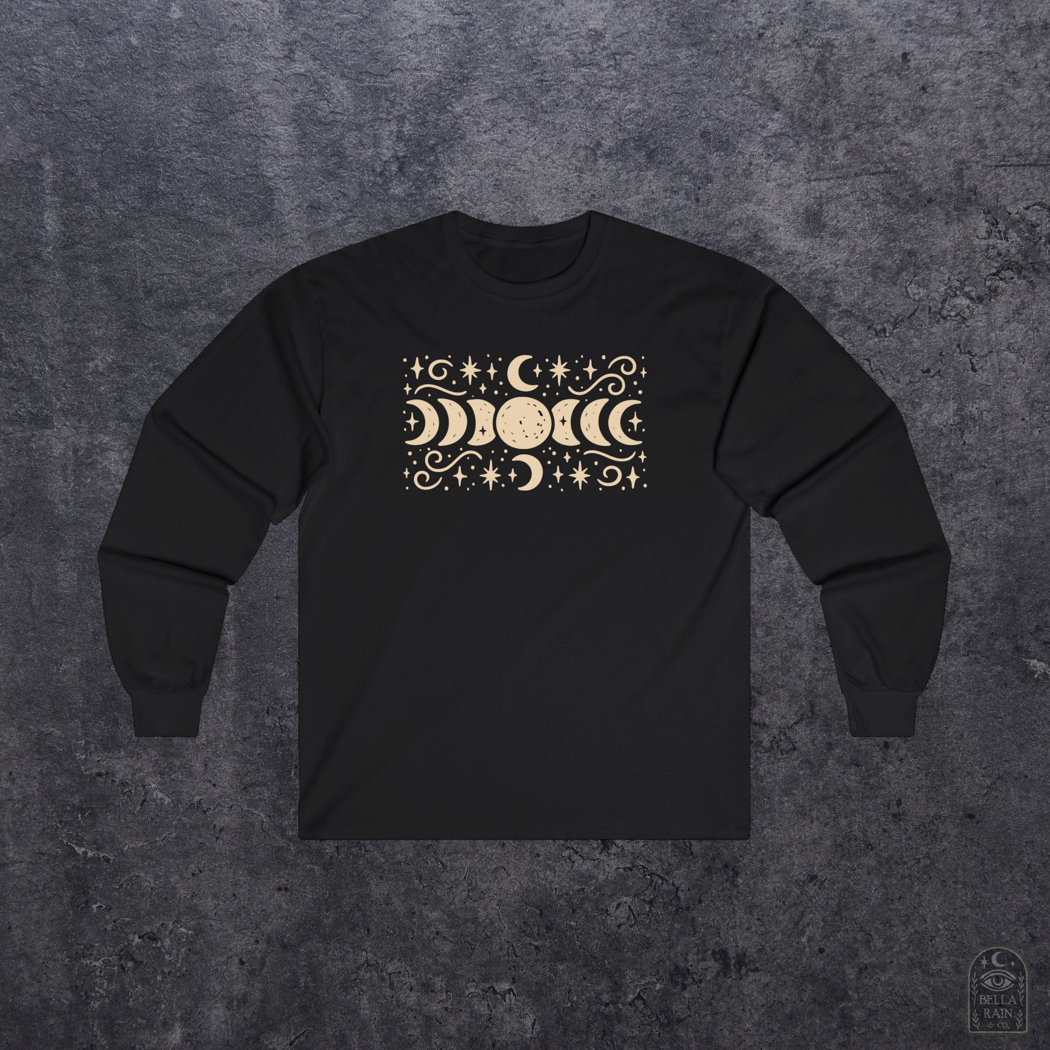 Lunar Phases Long Sleeve Tee